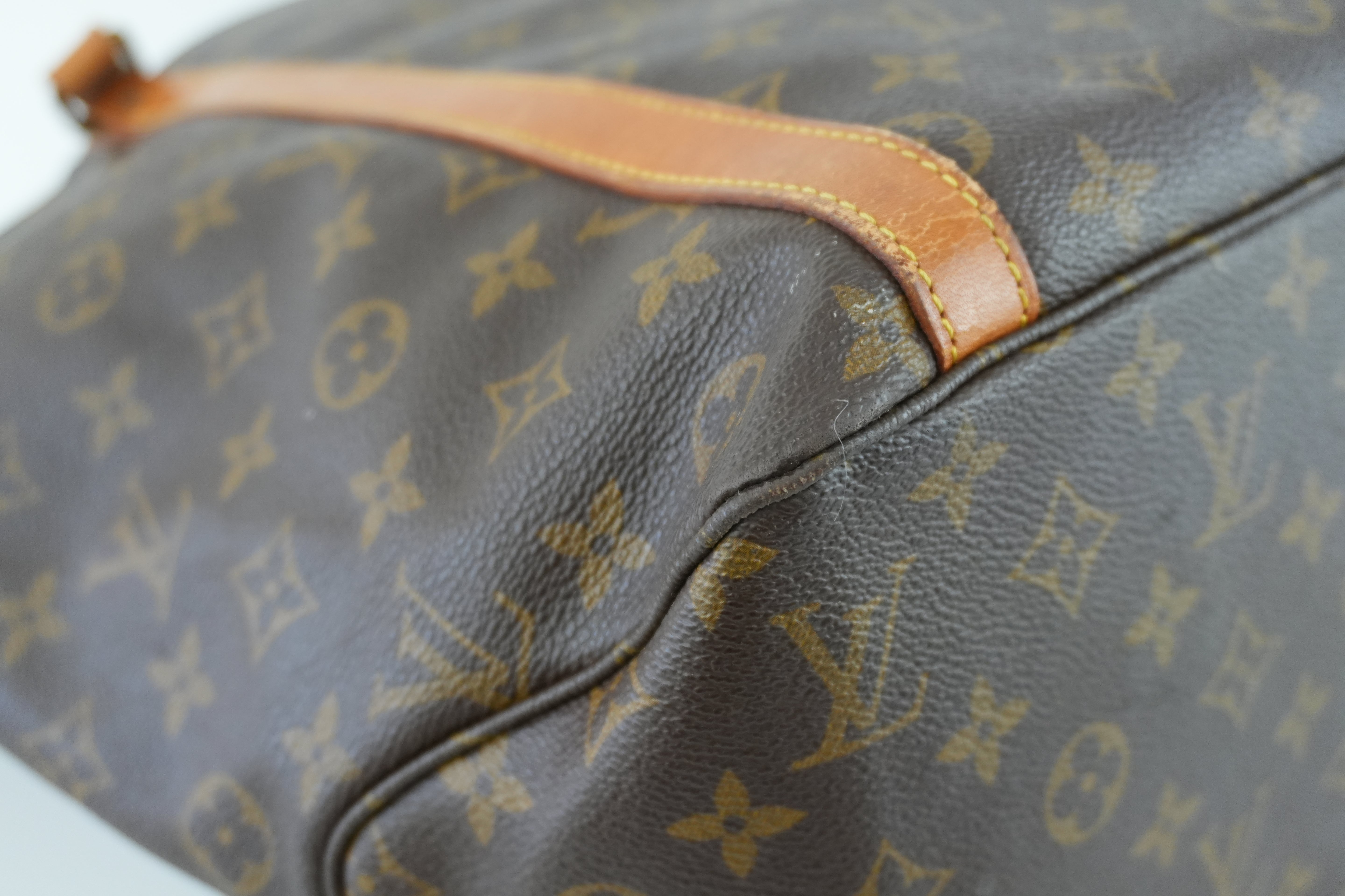 Louis Vuitton Monogram Sac Shopping GM Shopper with Pouch Used