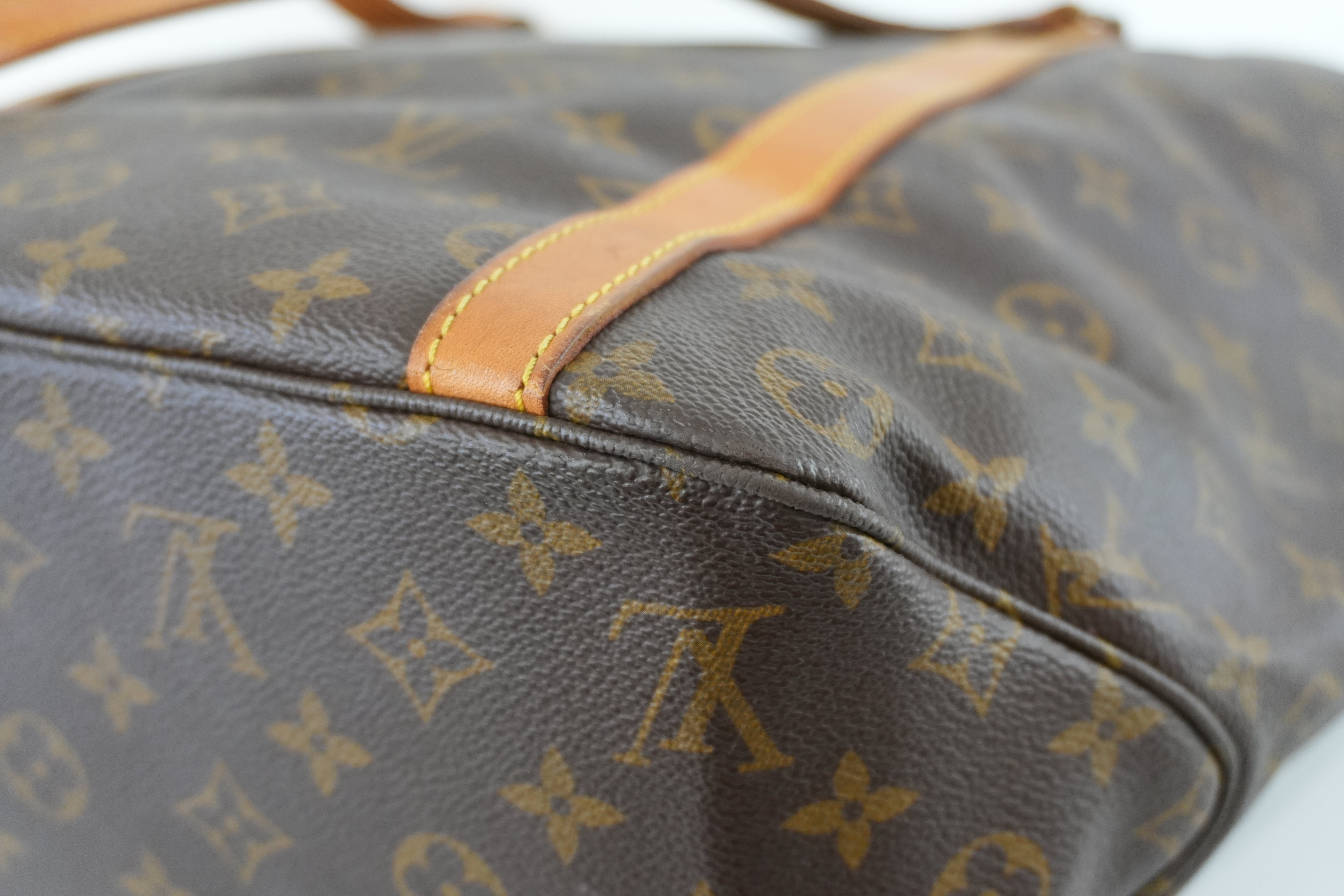 Louis Vuitton Monogram Sac Shopping GM Shopper with Pouch Used