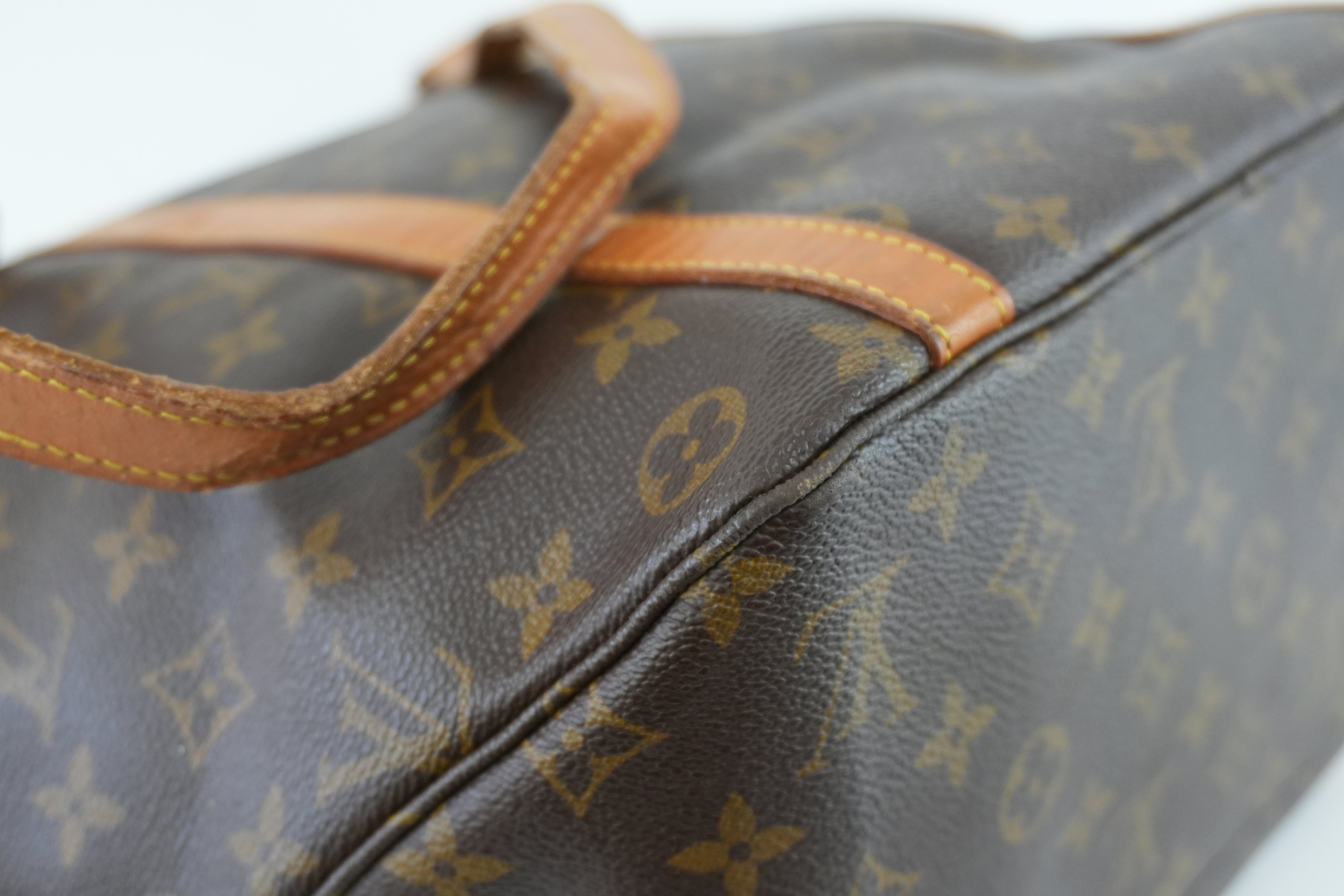 Louis Vuitton Monogram Sac Shopping GM Shopper with Pouch Used