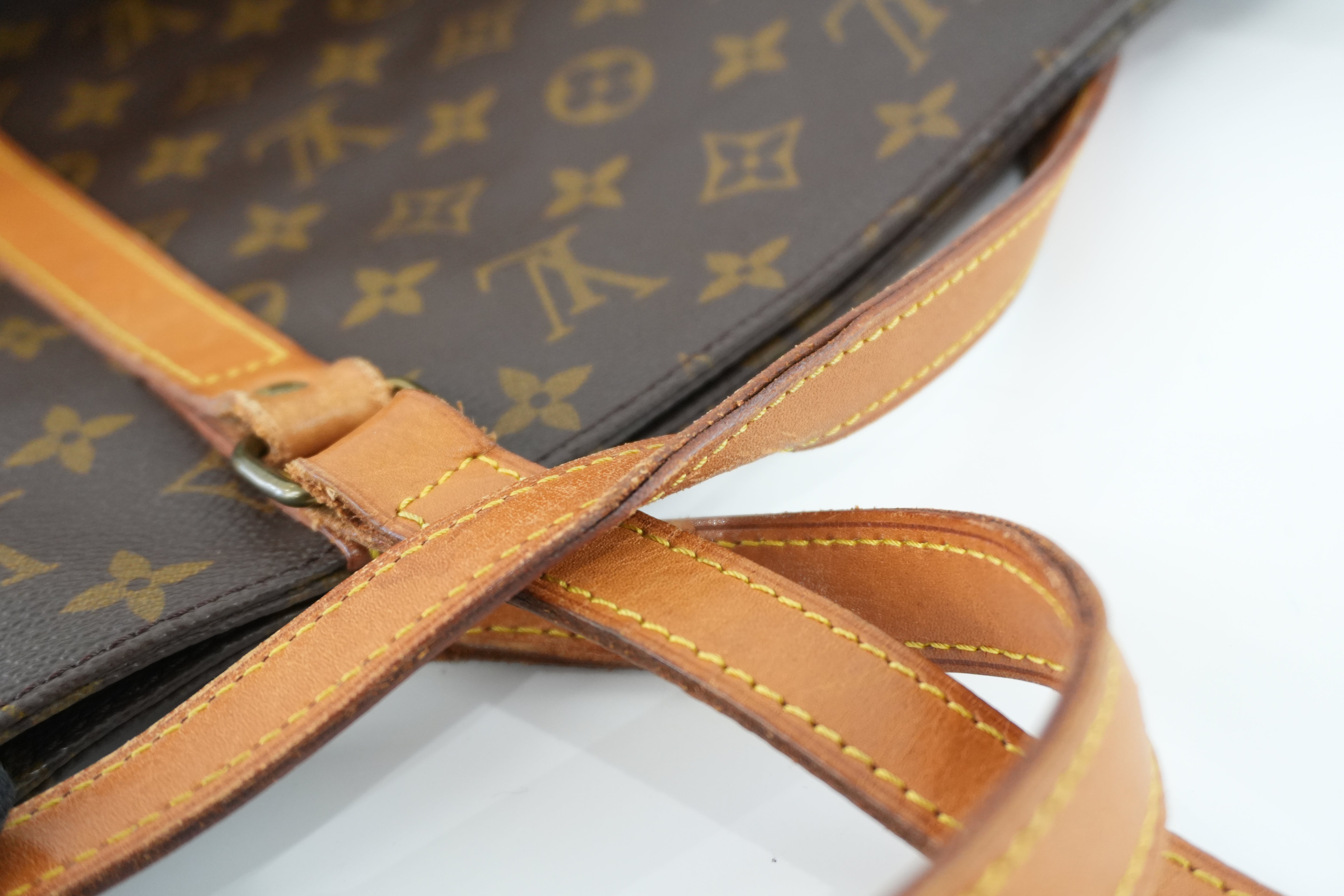 Louis Vuitton Monogram Sac Shopping GM Shopper with Pouch Used