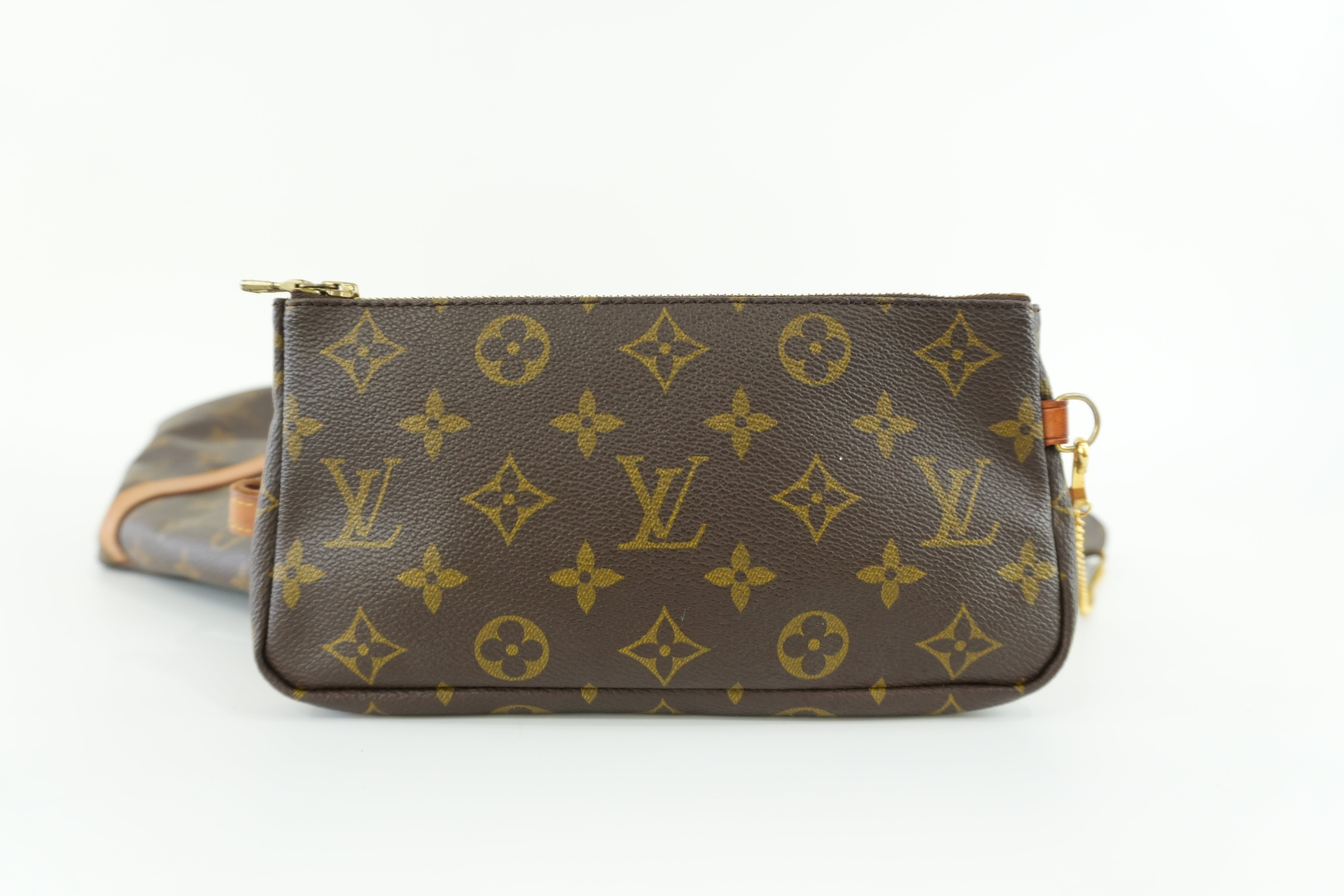 Louis Vuitton Monogram Sac Shopping GM Shopper with Pouch Used