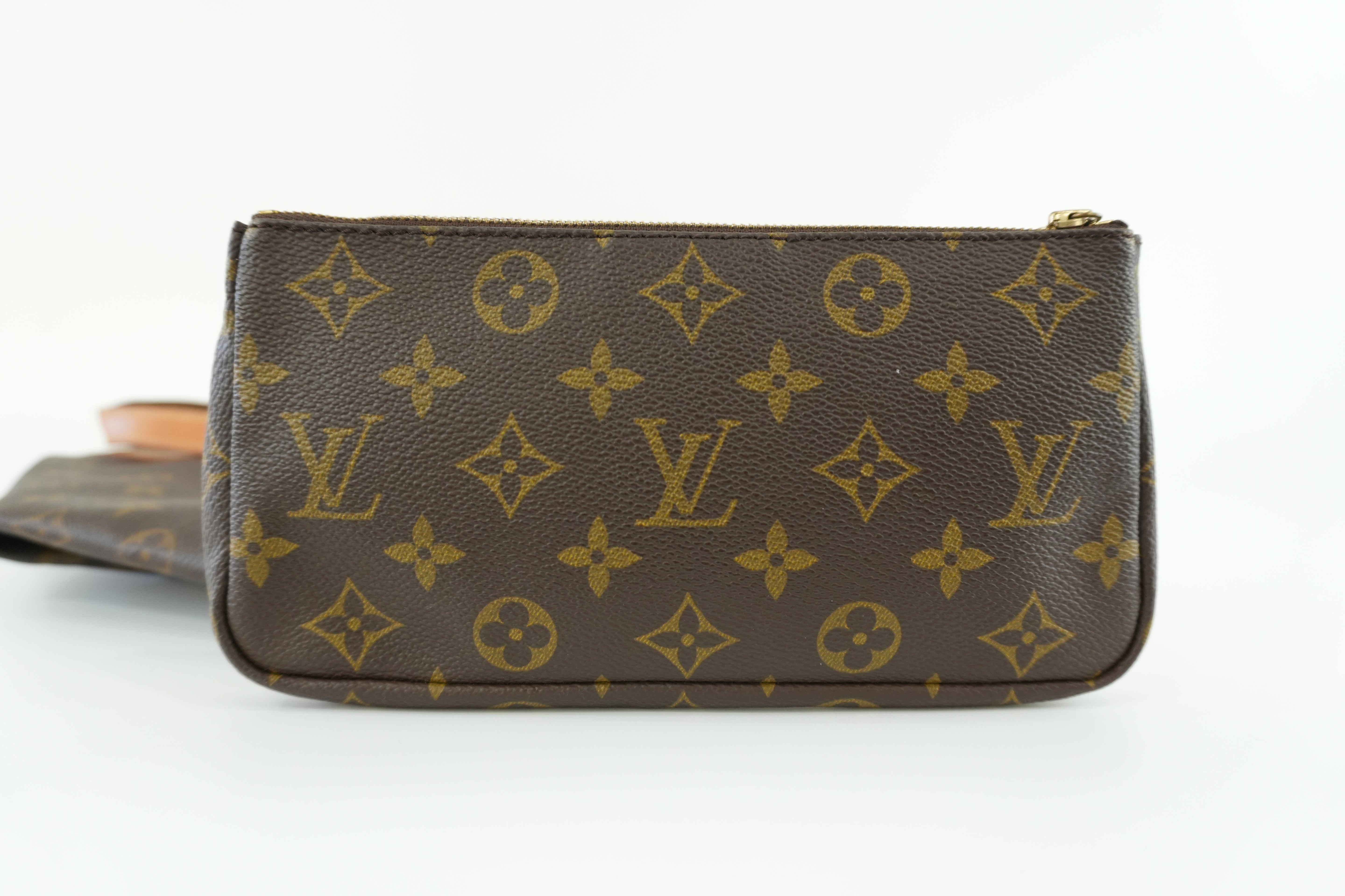 Louis Vuitton Monogram Sac Shopping GM Shopper with Pouch Used