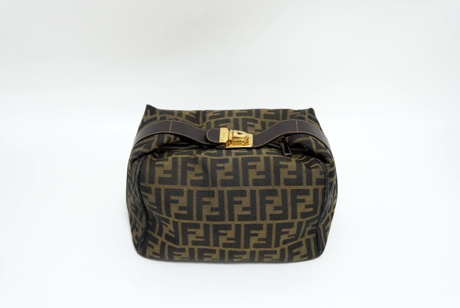 Fendi Zucca Vanity Case Bag Used