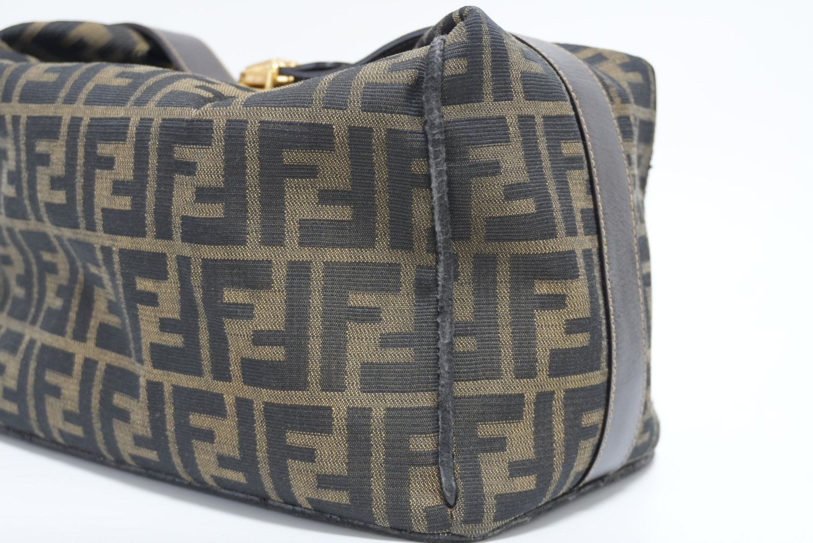 Fendi Zucca Vanity Case Bag Used