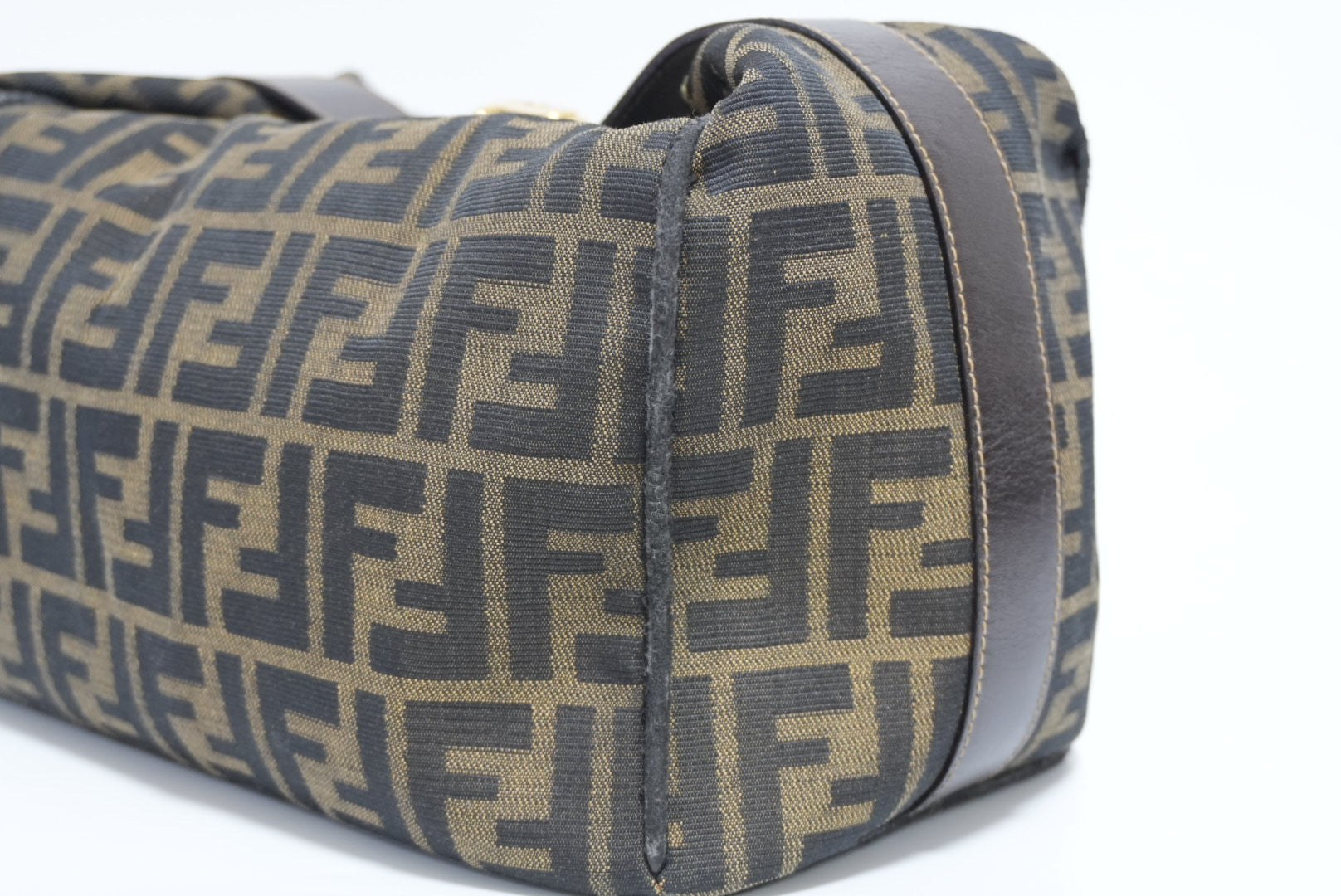 Fendi Zucca Vanity Case Bag Used