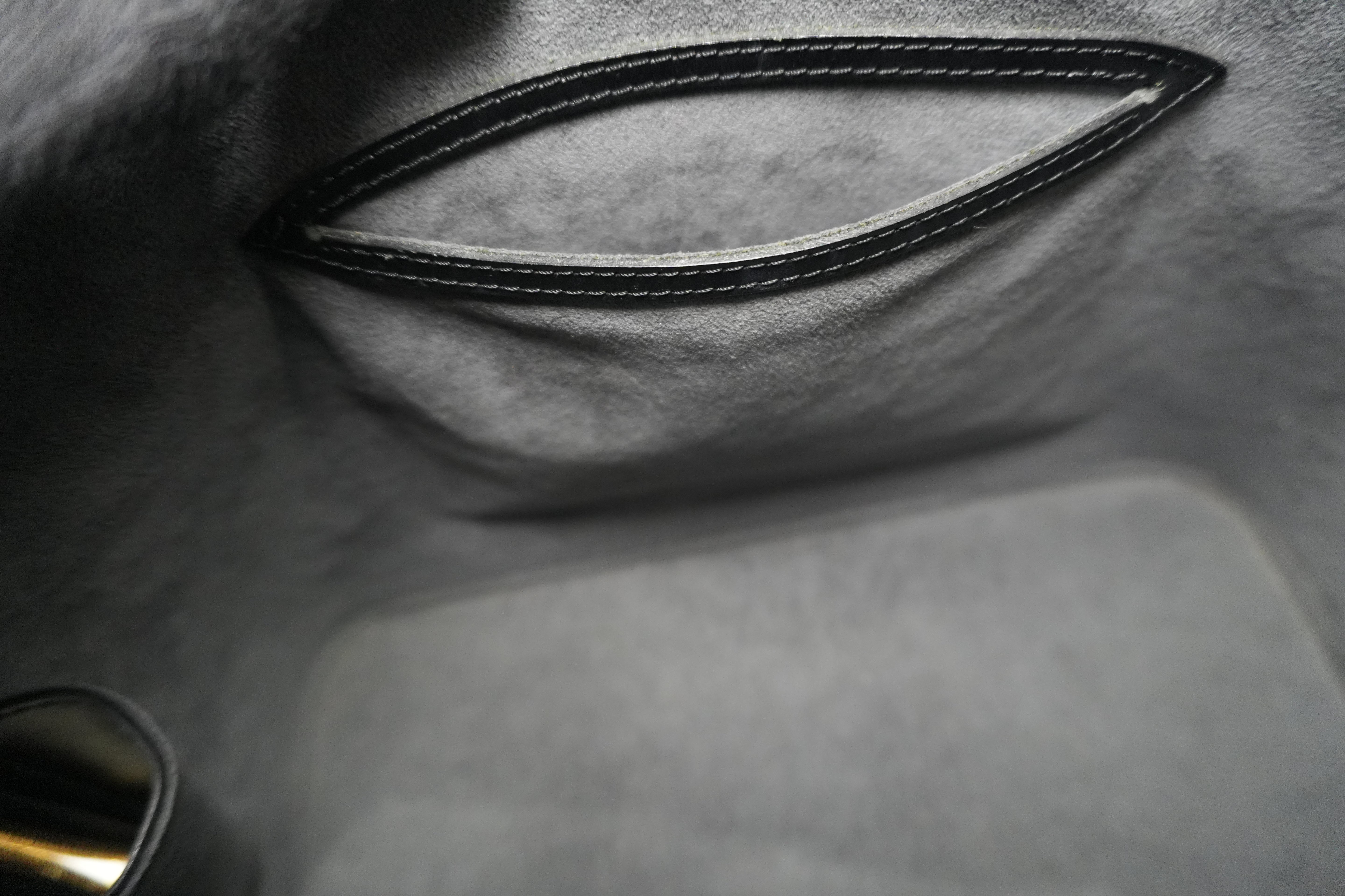 Louis Vuitton Epi Alma Handbag Black Used