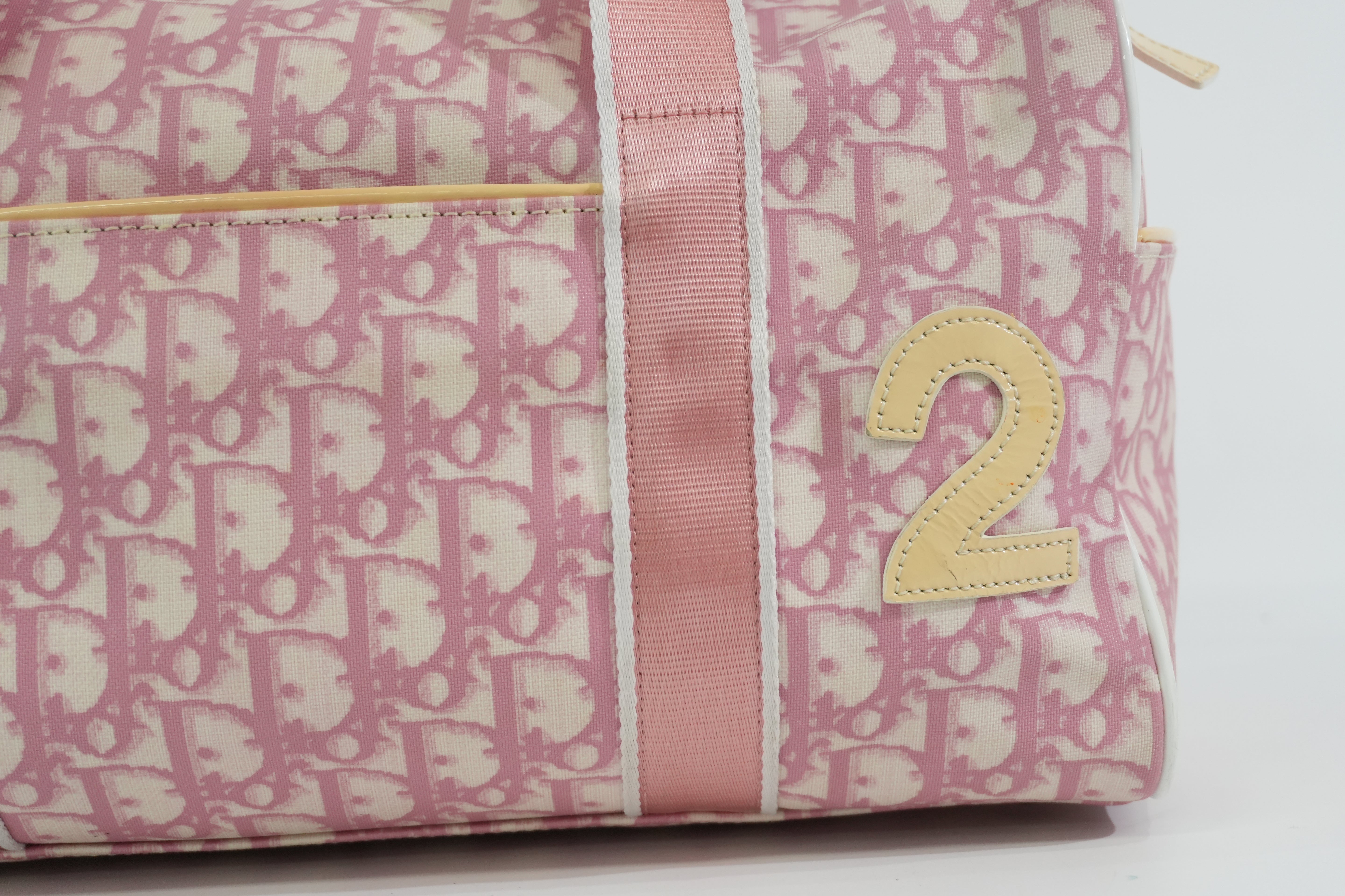 Pre-owned Dior Oblique Handbag Pink