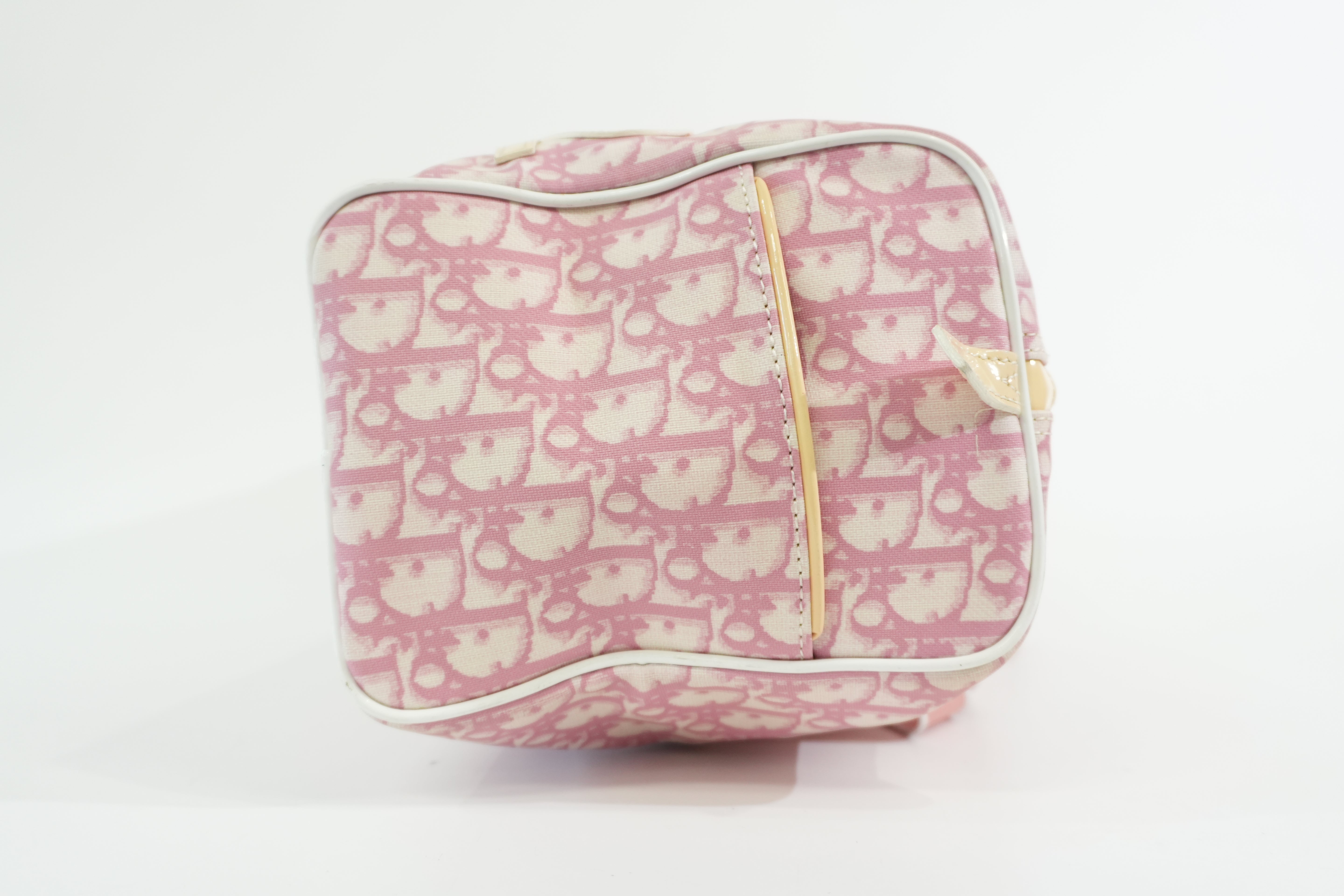 Pre-owned Dior Oblique Handbag Pink