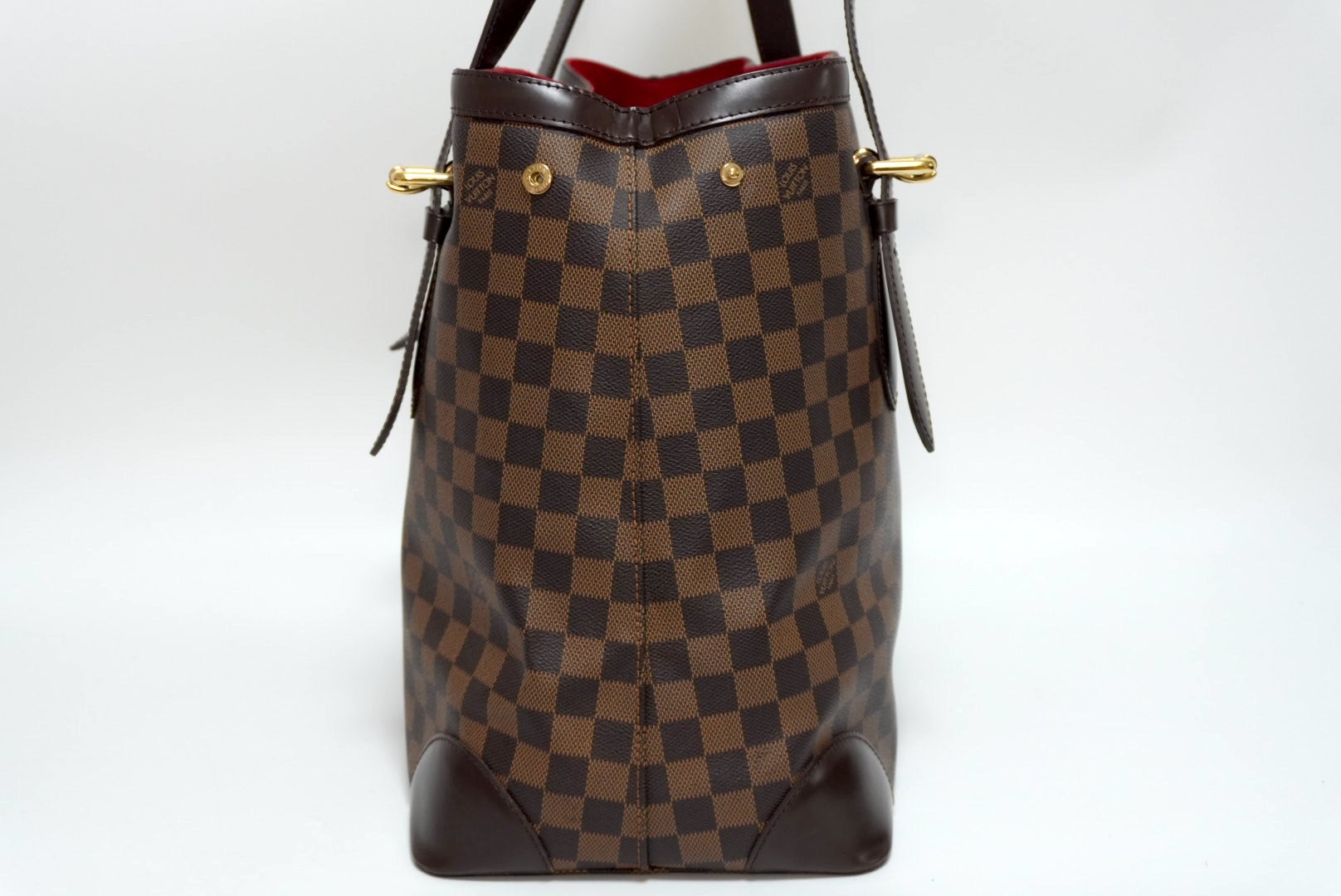 Louis Vuitton Damier Ebene Hampstead GM Shoulder Tote Bag Used