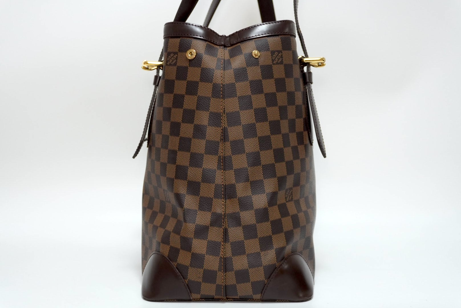 Louis Vuitton Damier Ebene Hampstead GM Shoulder Tote Bag Used