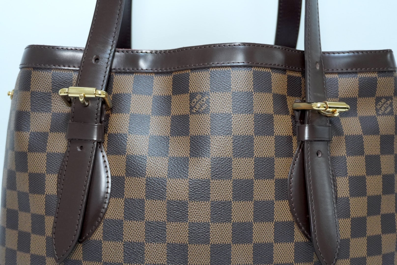 Louis Vuitton Damier Ebene Hampstead GM Shoulder Tote Bag Used