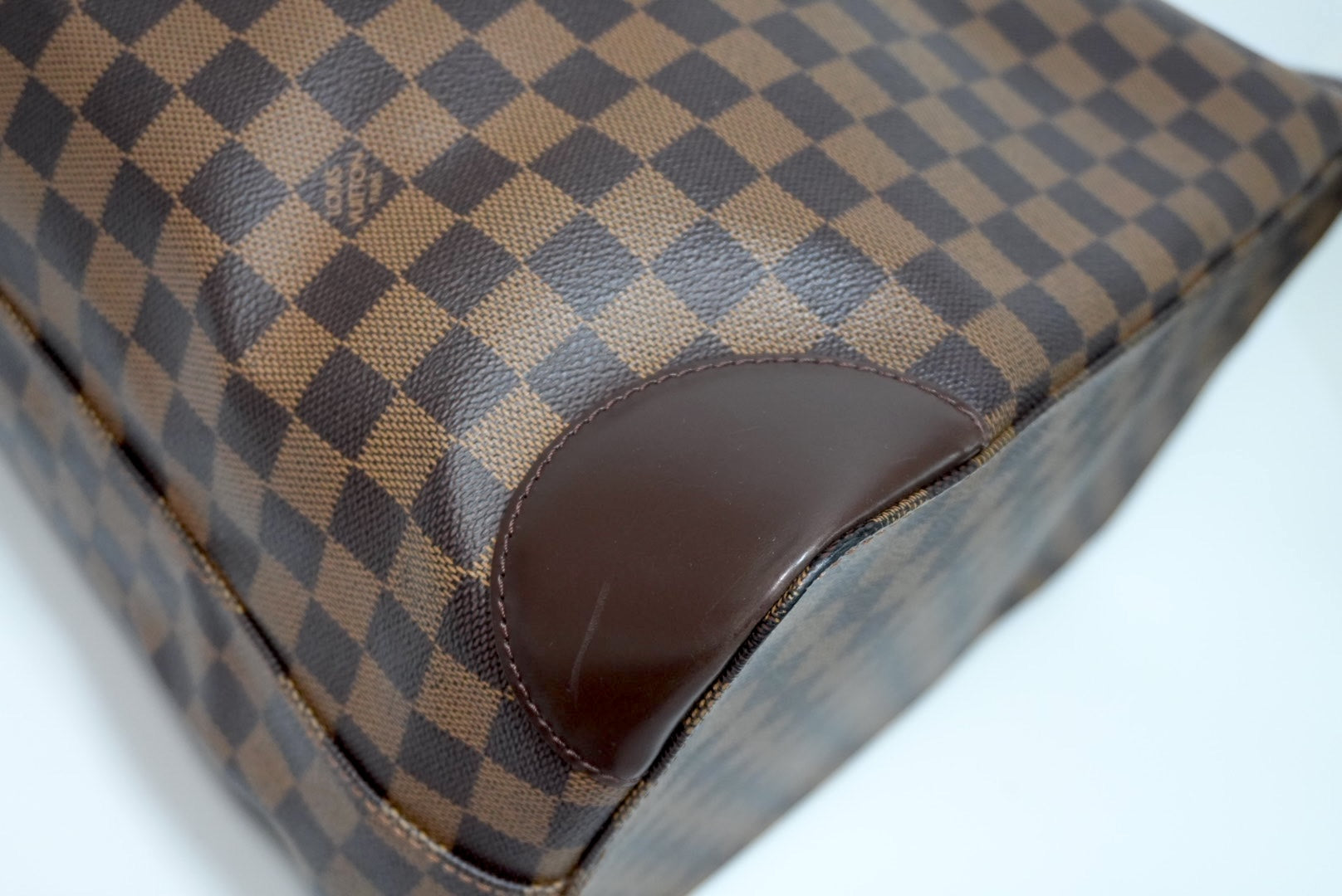 Louis Vuitton Damier Ebene Hampstead GM Shoulder Tote Bag Used