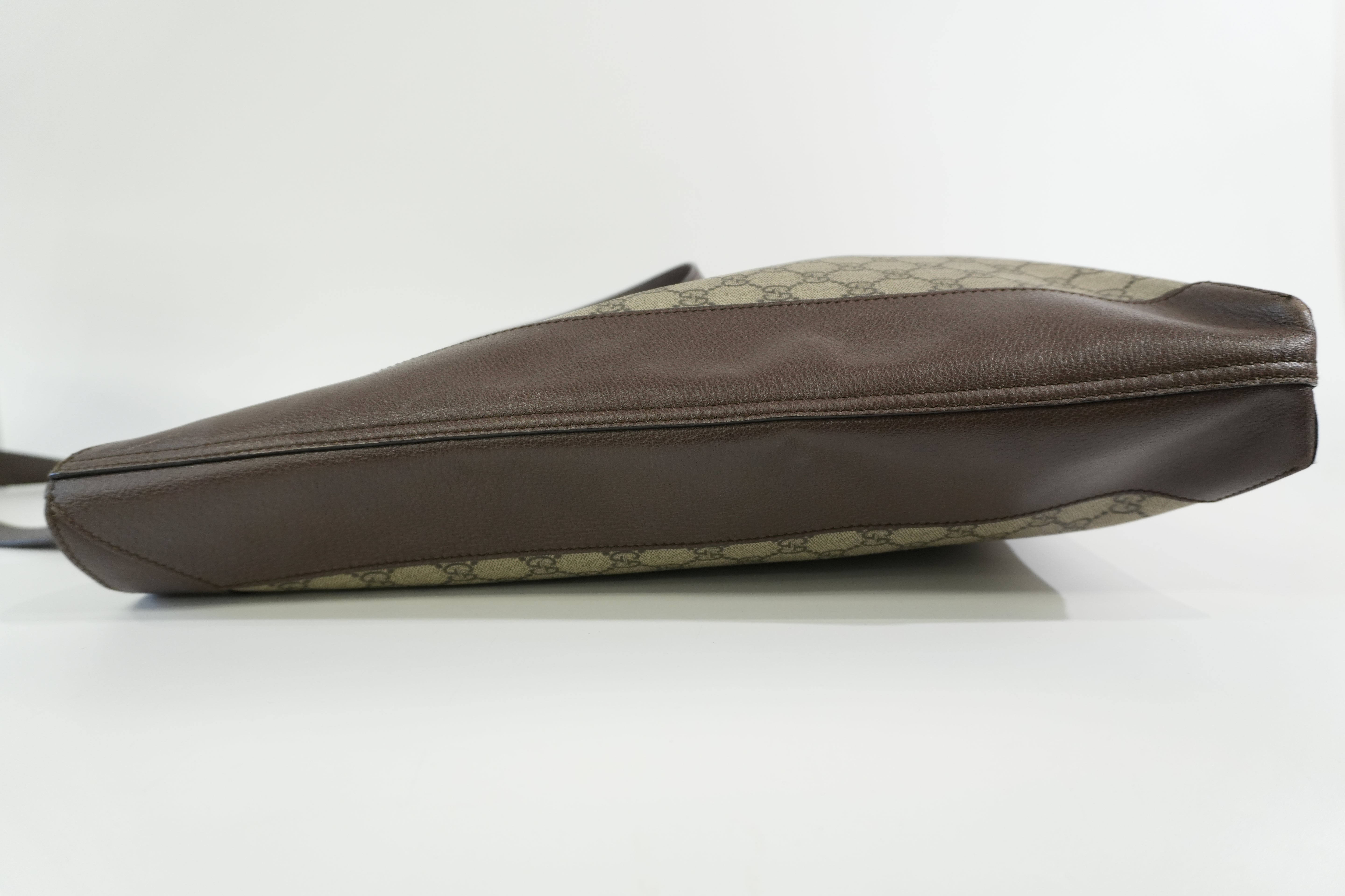 Pre-owned Gucci Ophidia Vertical Tote Bag Brown