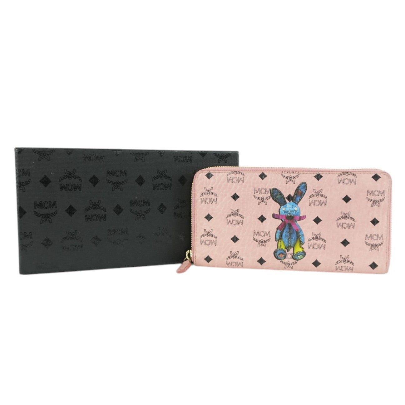 MCM Rabbit Zippy Wallet Used