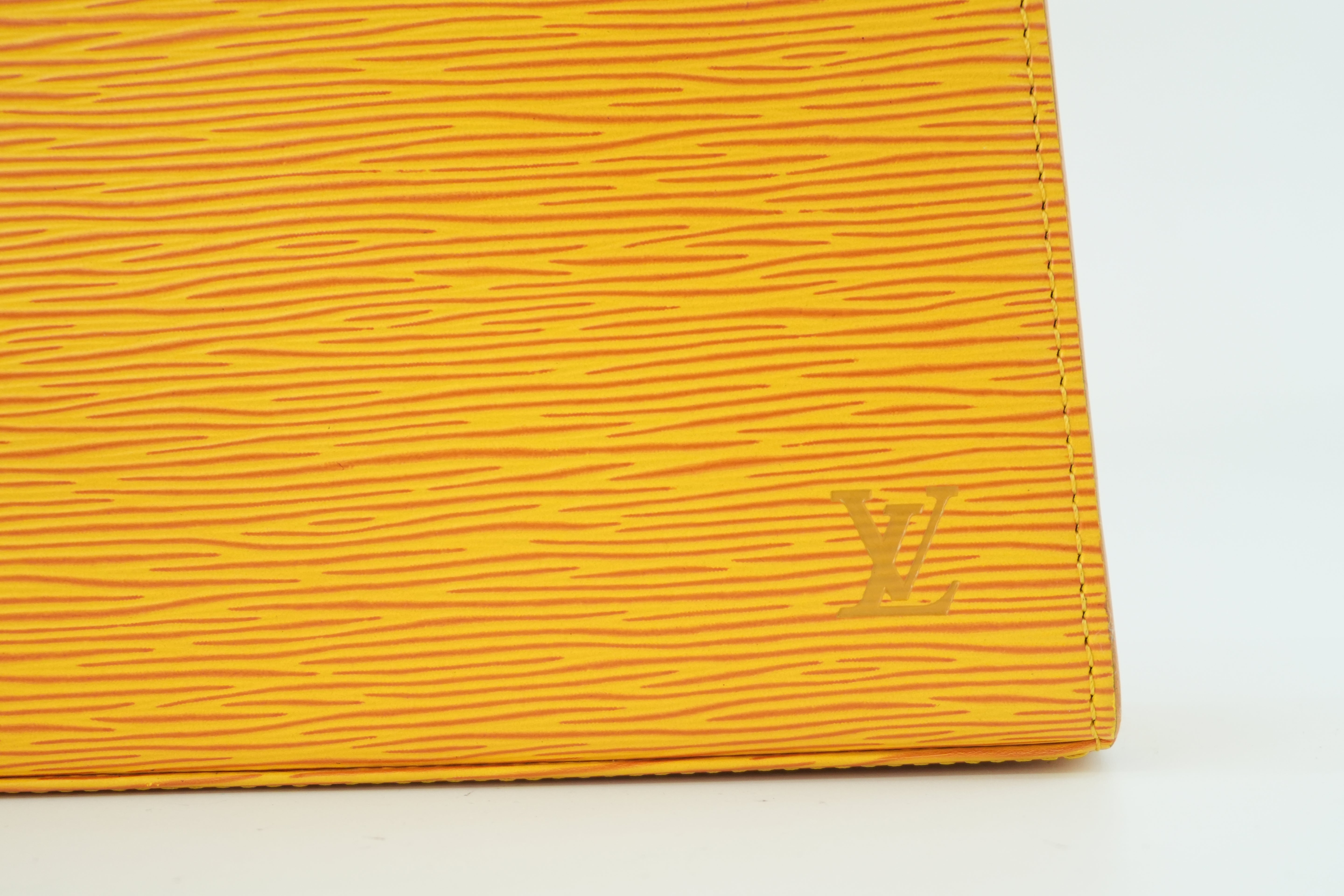 Louis Vuitton Epi Malesherbe Handbag Yellow Used