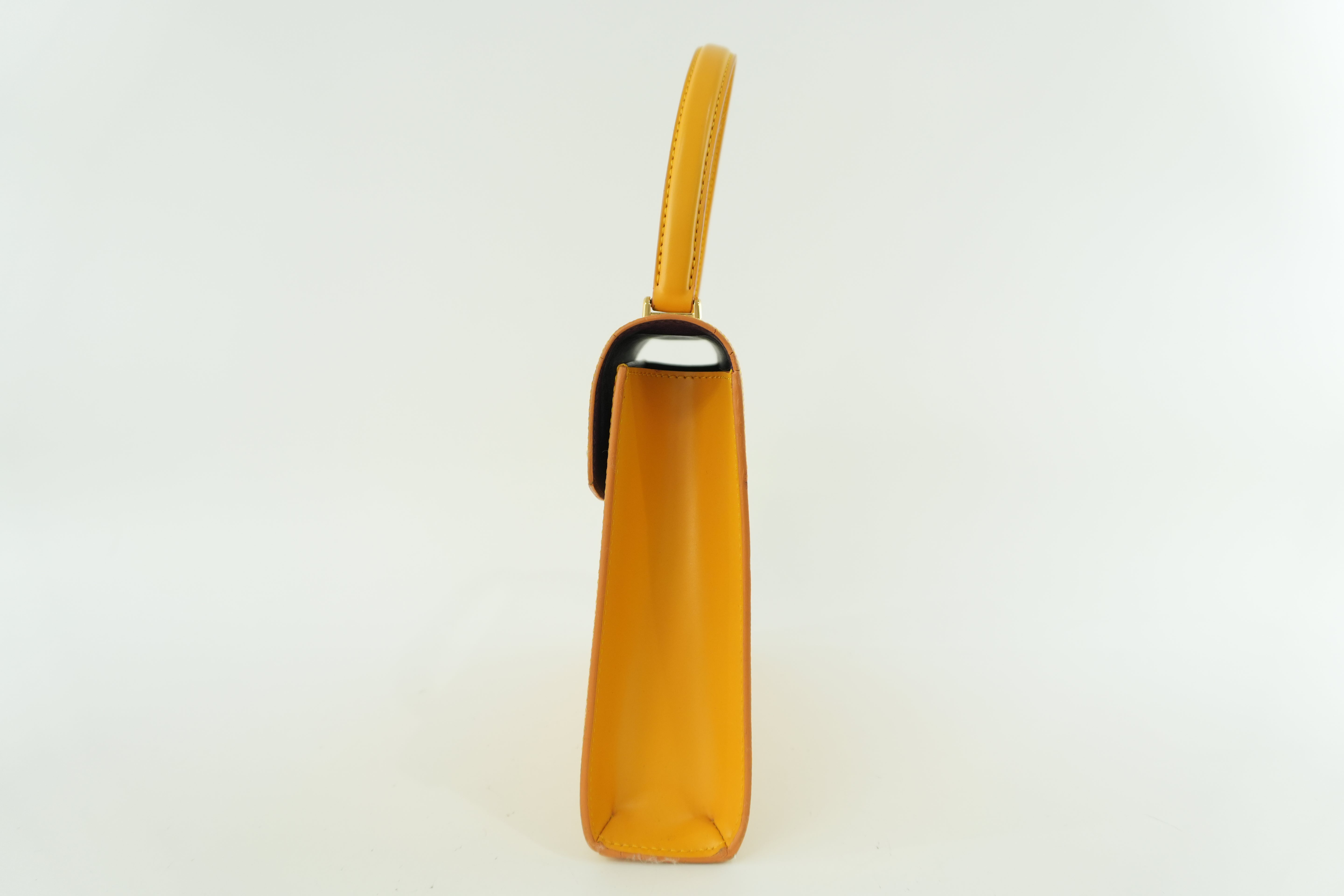 Louis Vuitton Epi Malesherbe Handbag Yellow Used