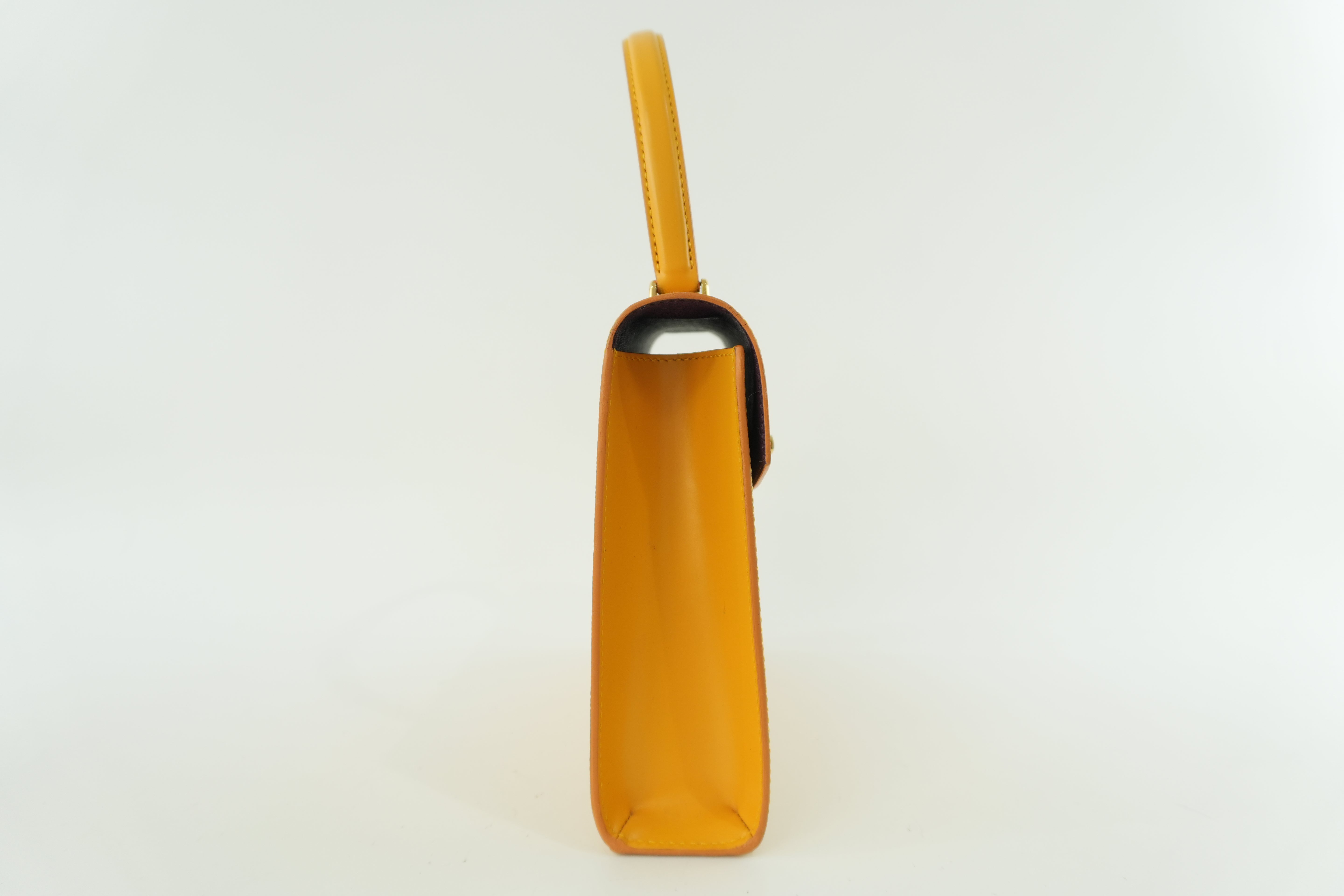 Louis Vuitton Epi Malesherbe Handbag Yellow Used
