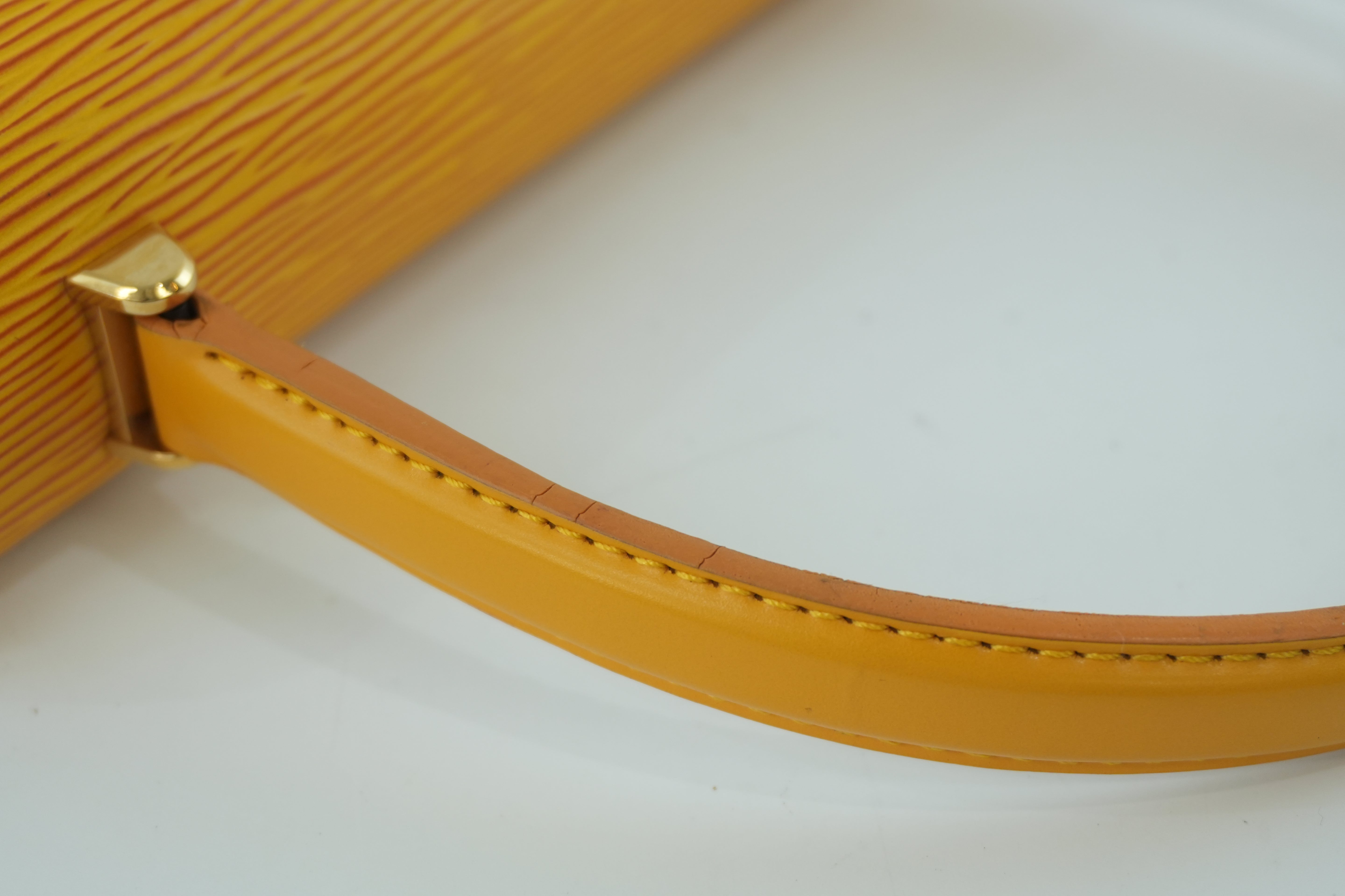 Louis Vuitton Epi Malesherbe Handbag Yellow Used