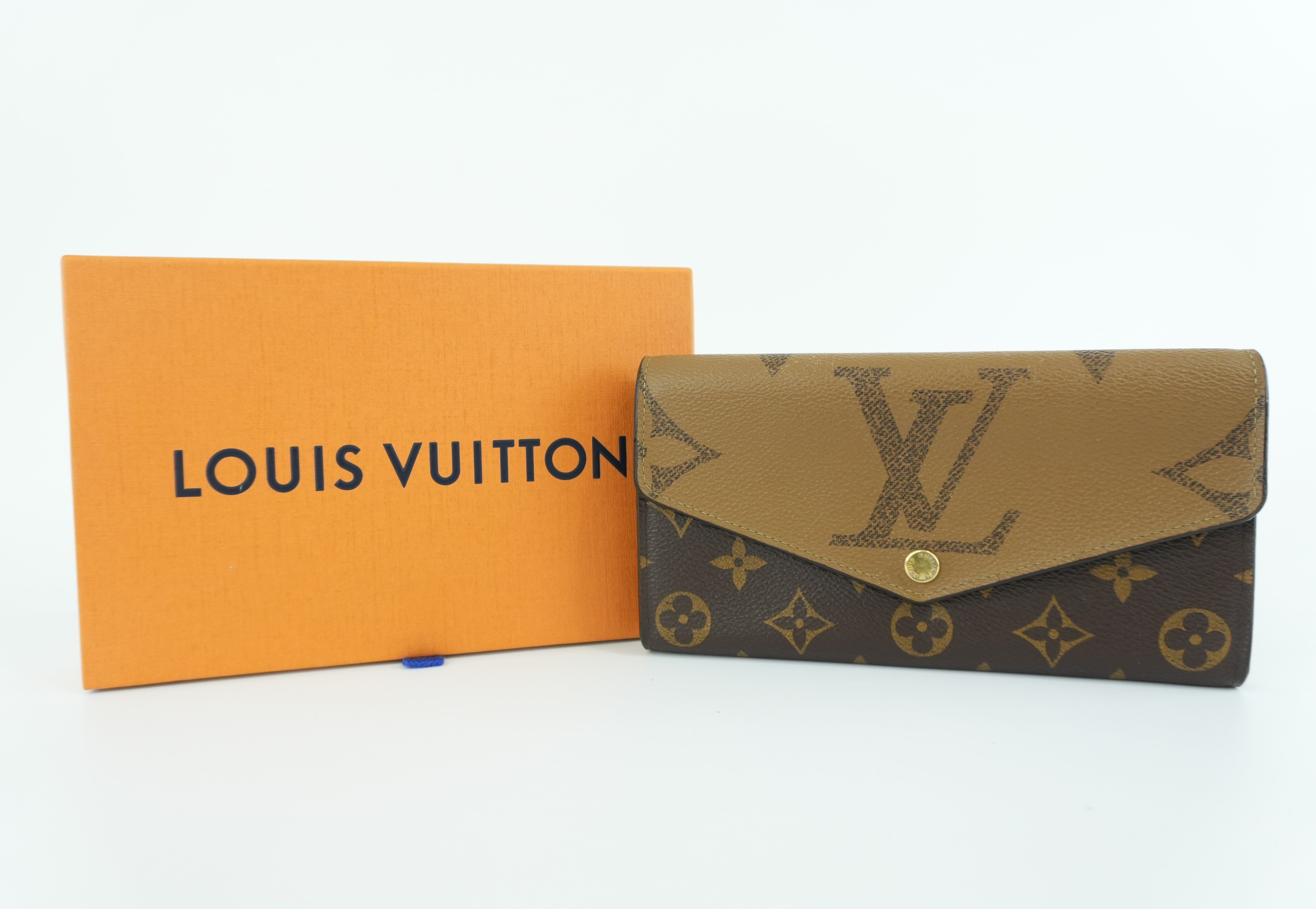 Louis Vuitton Sarah Reverse Monogram Wallet Used