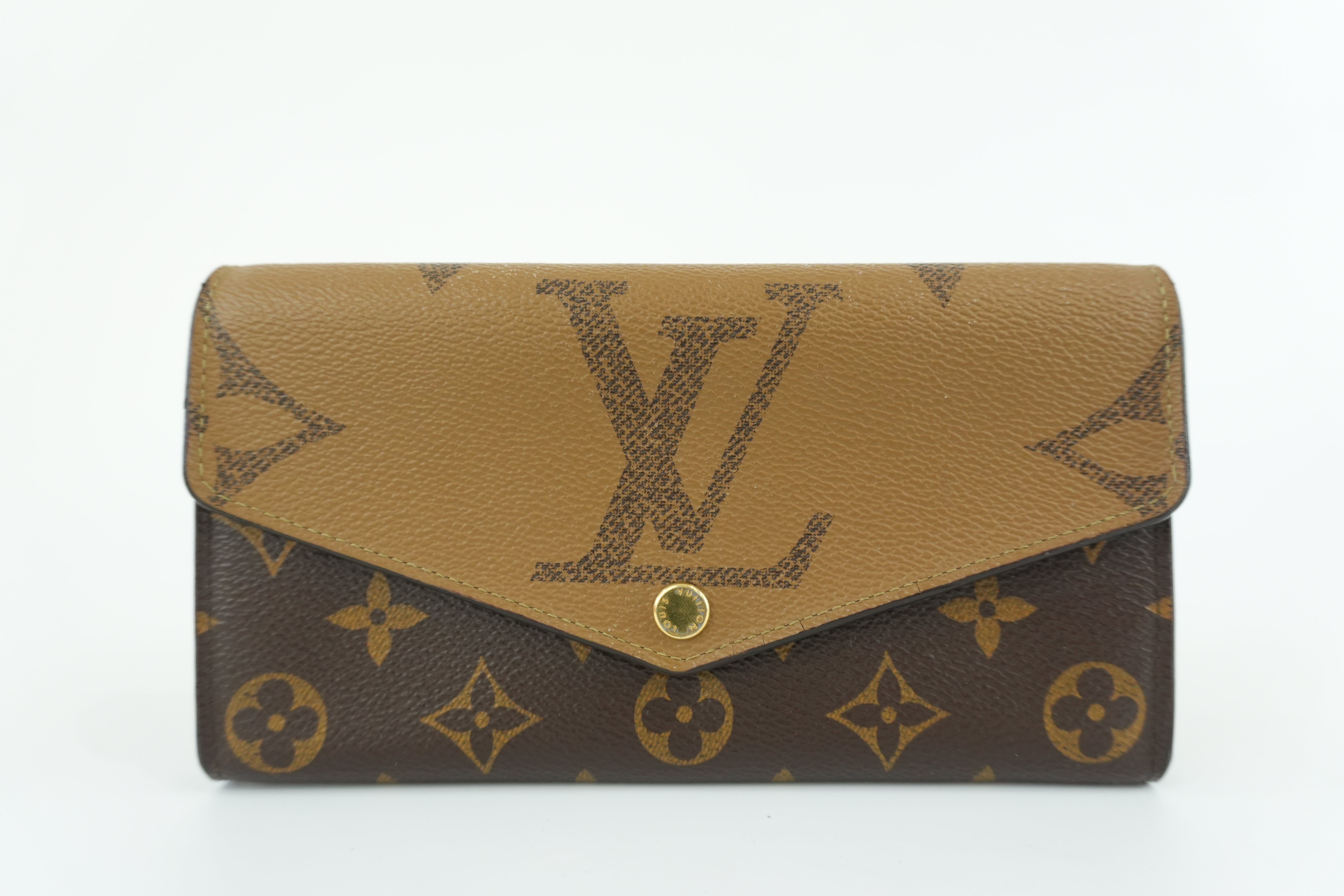 Louis Vuitton Sarah Reverse Monogram Wallet Used