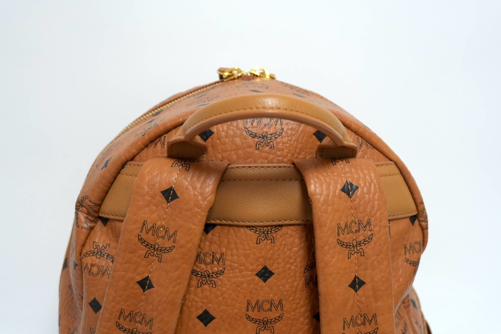 MCM Stark Side Studs Backpack in Visetos Used