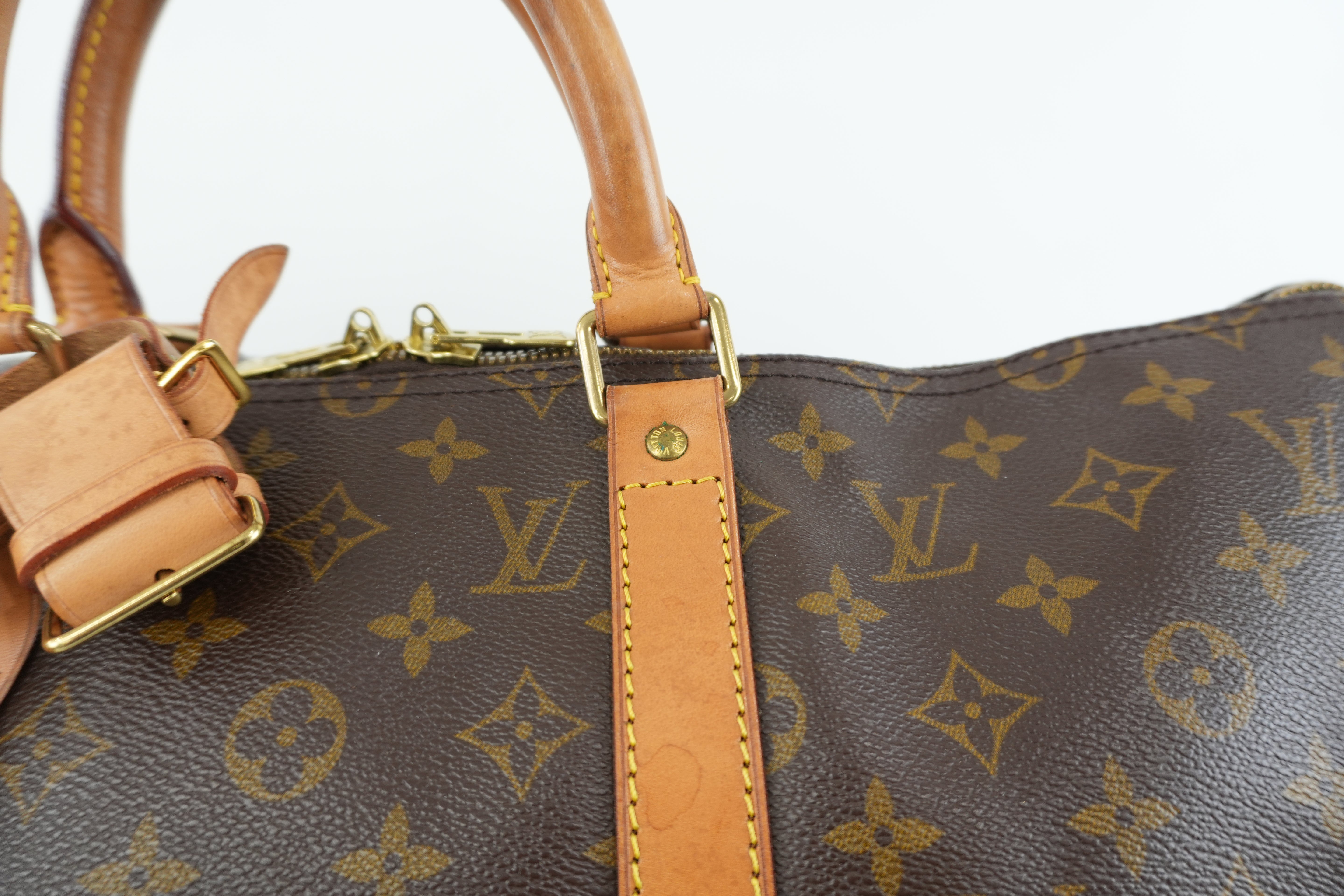 Louis Vuitton Monogram Keepall 50 Travel Boston Bag Used