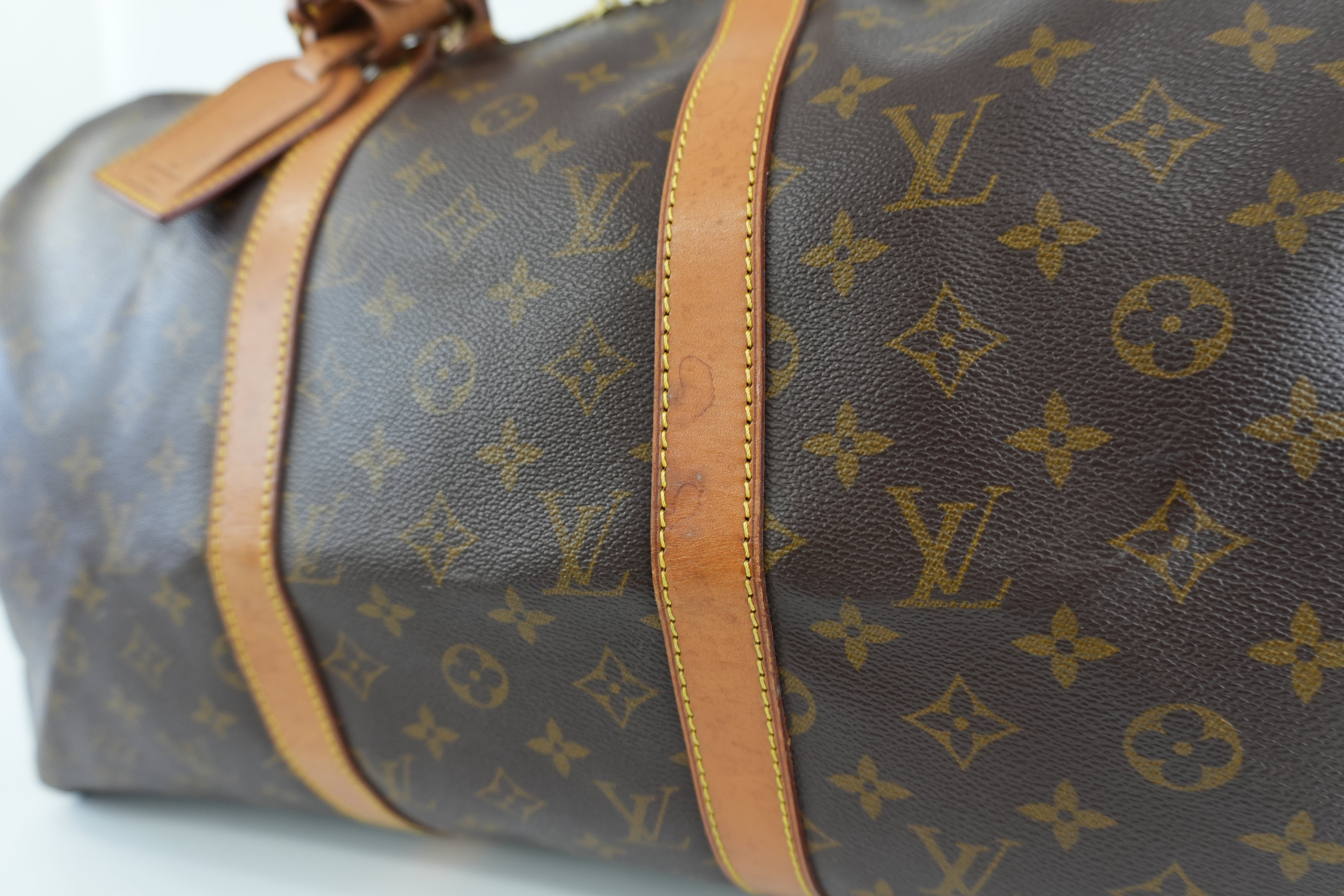 Louis Vuitton Monogram Keepall 50 Travel Boston Bag Used