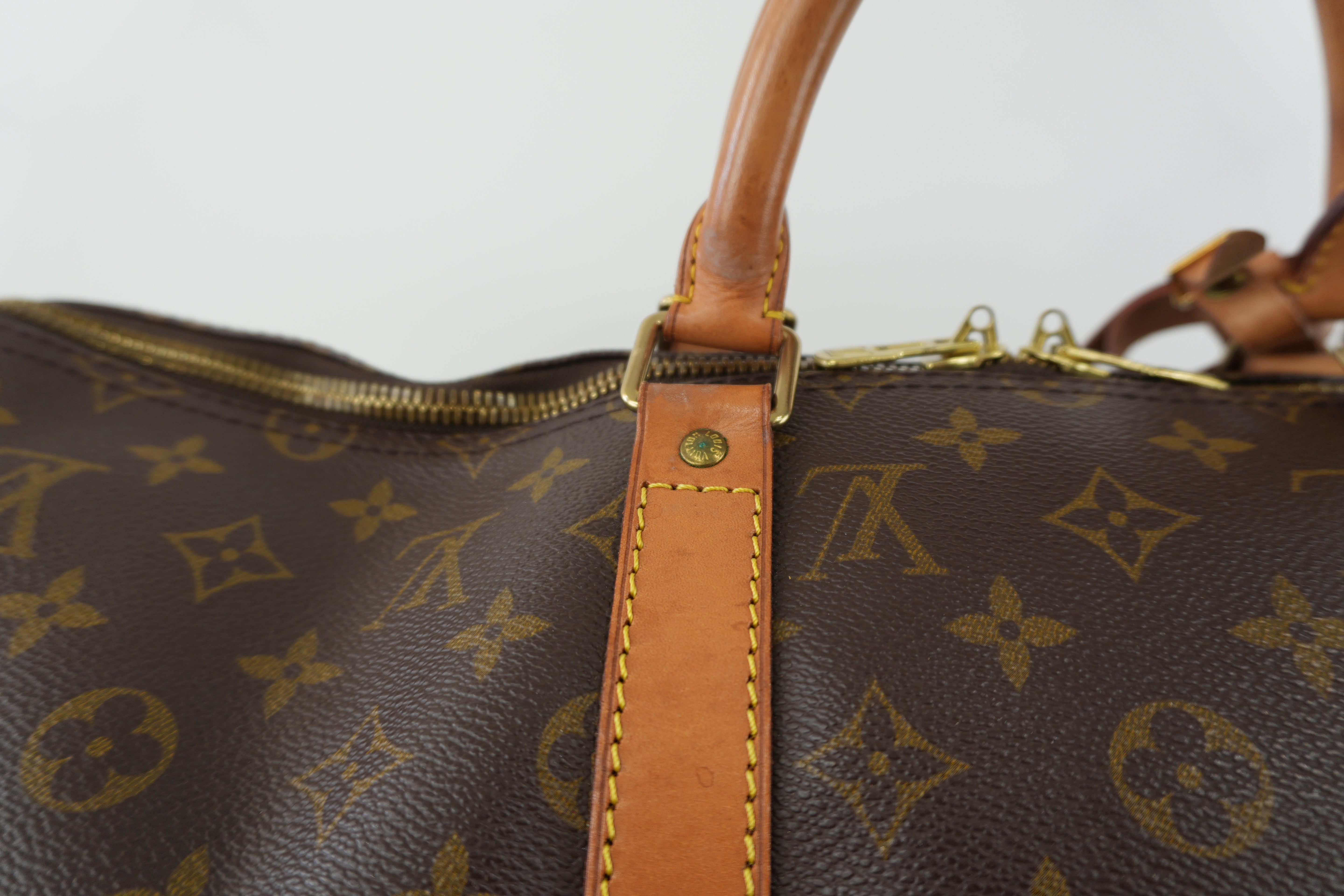 Louis Vuitton Monogram Keepall 50 Travel Boston Bag Used