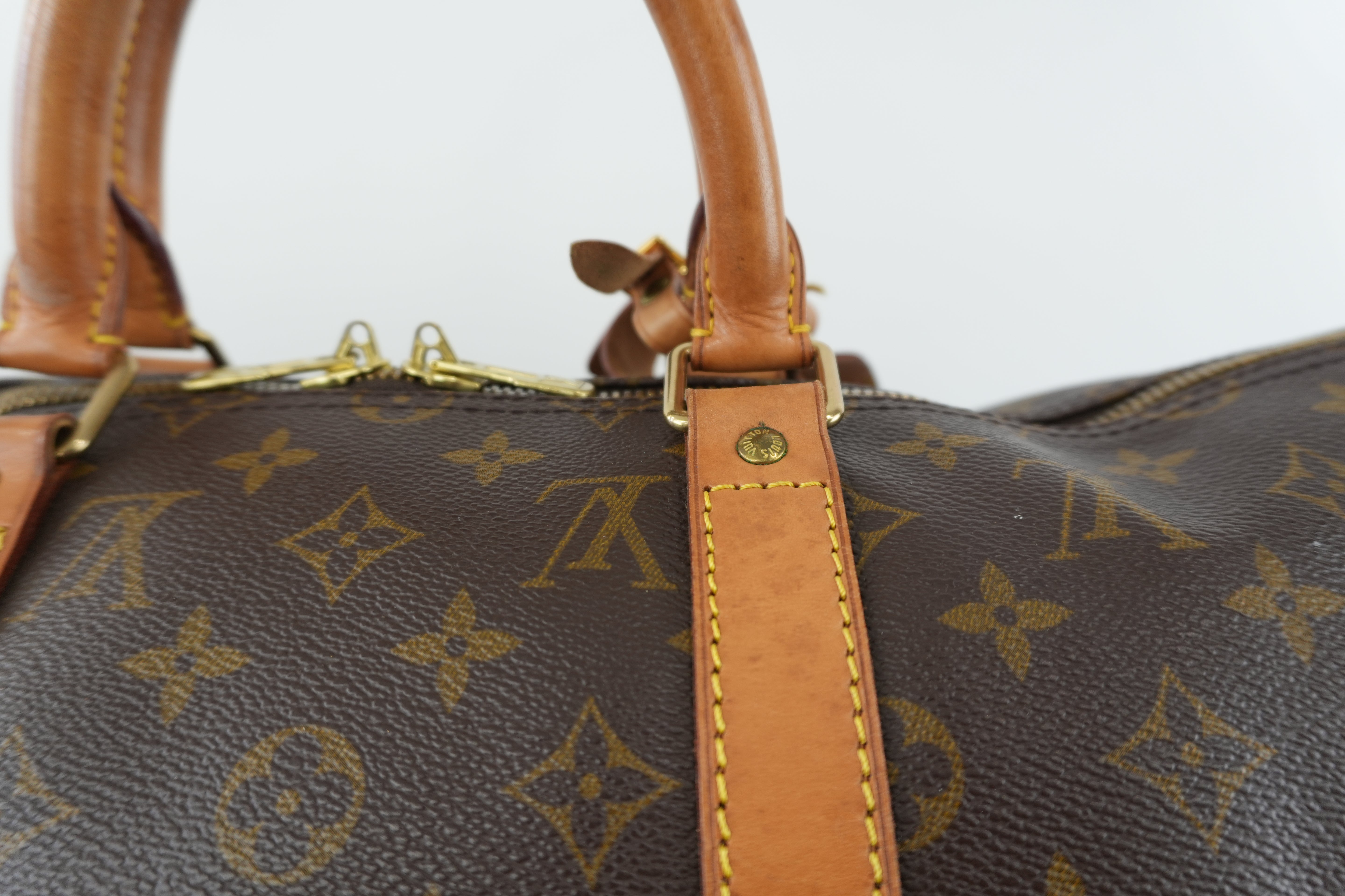 Louis Vuitton Monogram Keepall 50 Travel Boston Bag Used