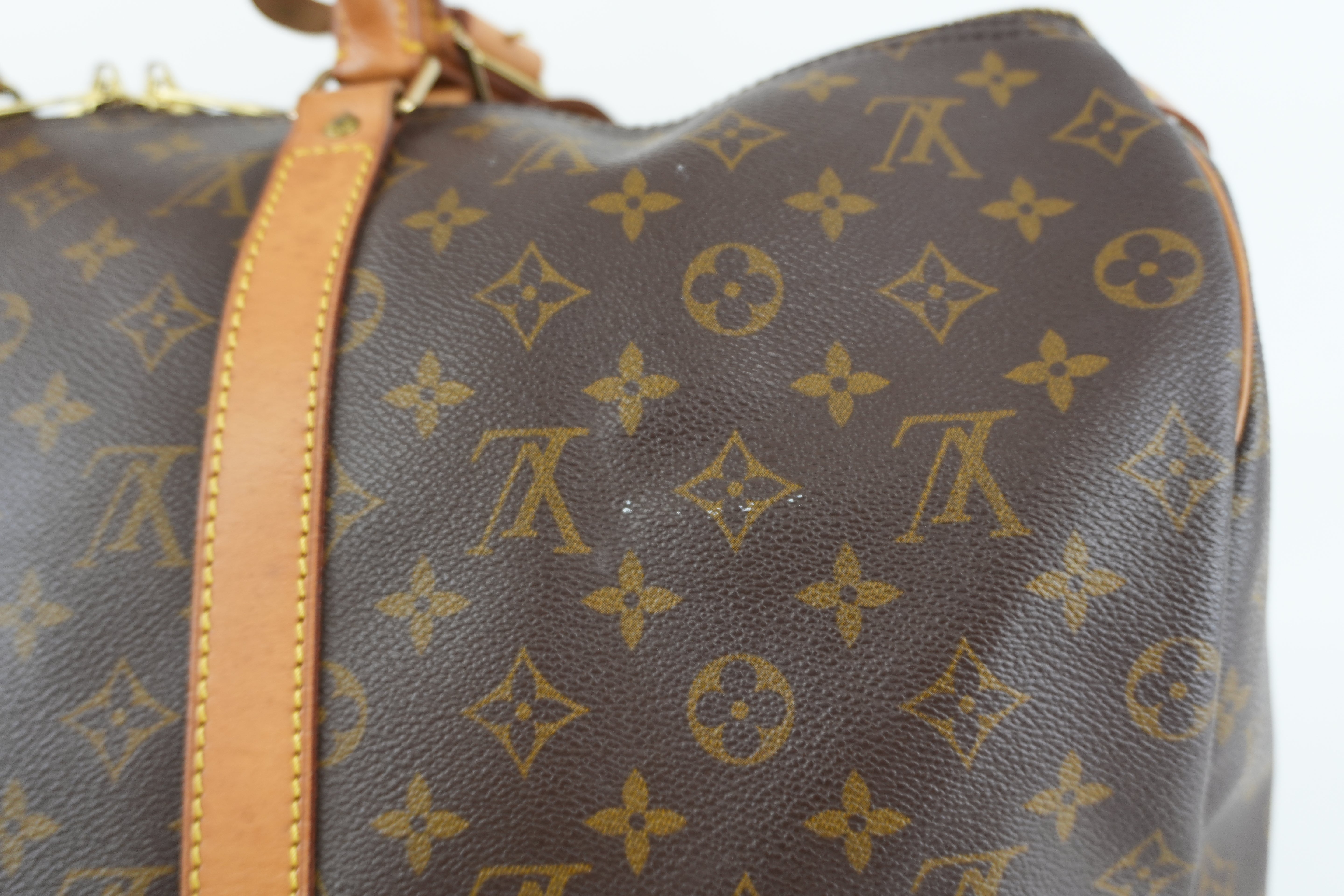 Louis Vuitton Monogram Keepall 50 Travel Boston Bag Used