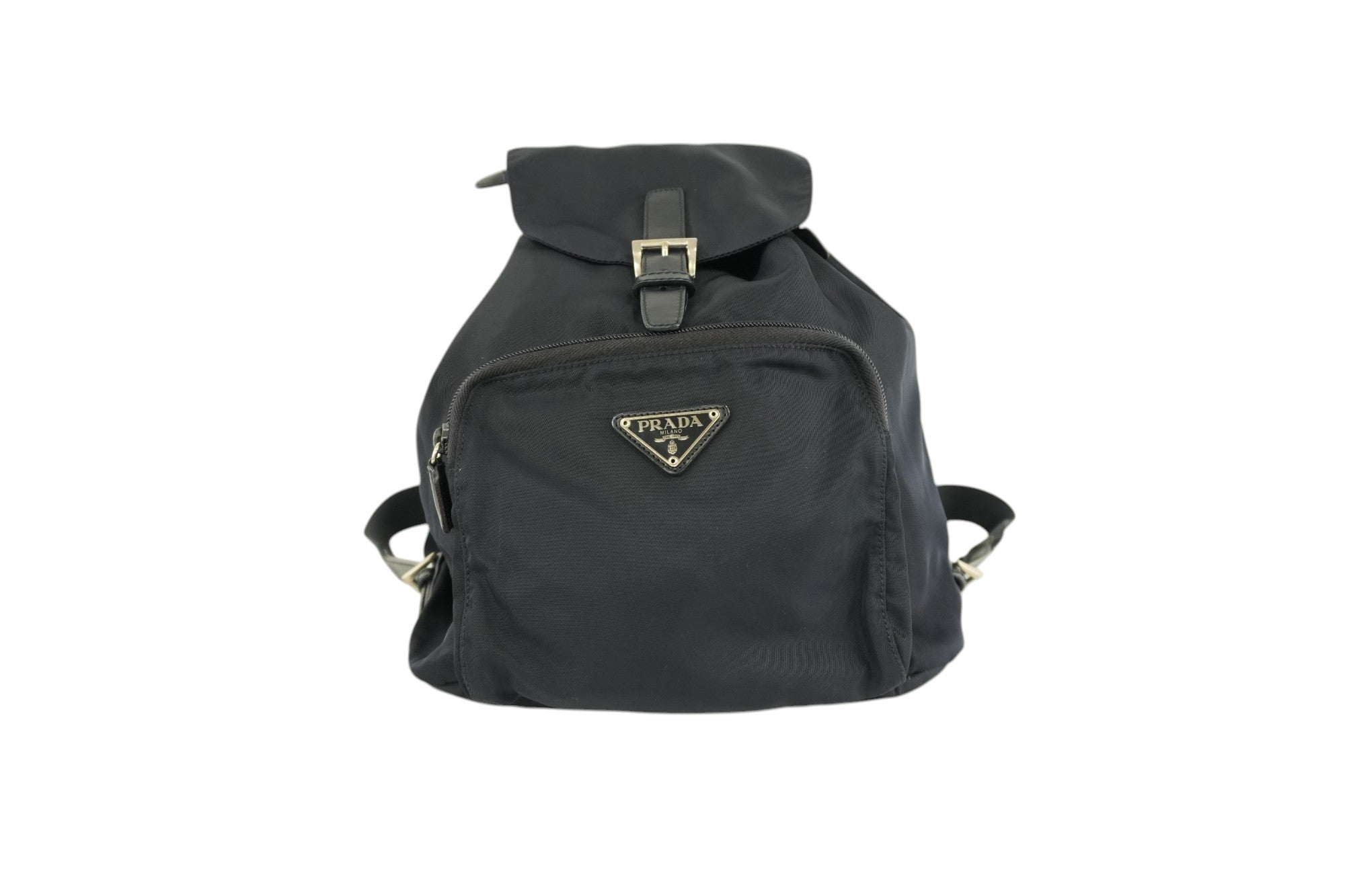 Prada Backpack Blue Nylon Used