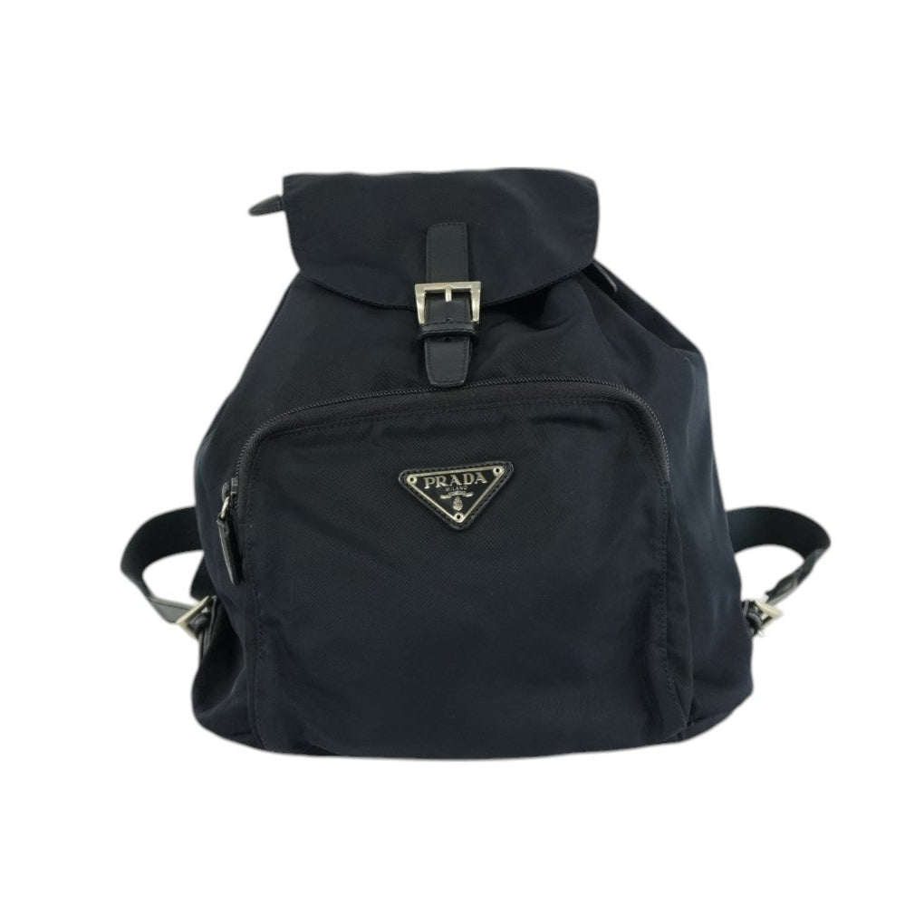 Prada Backpack Blue Nylon Used