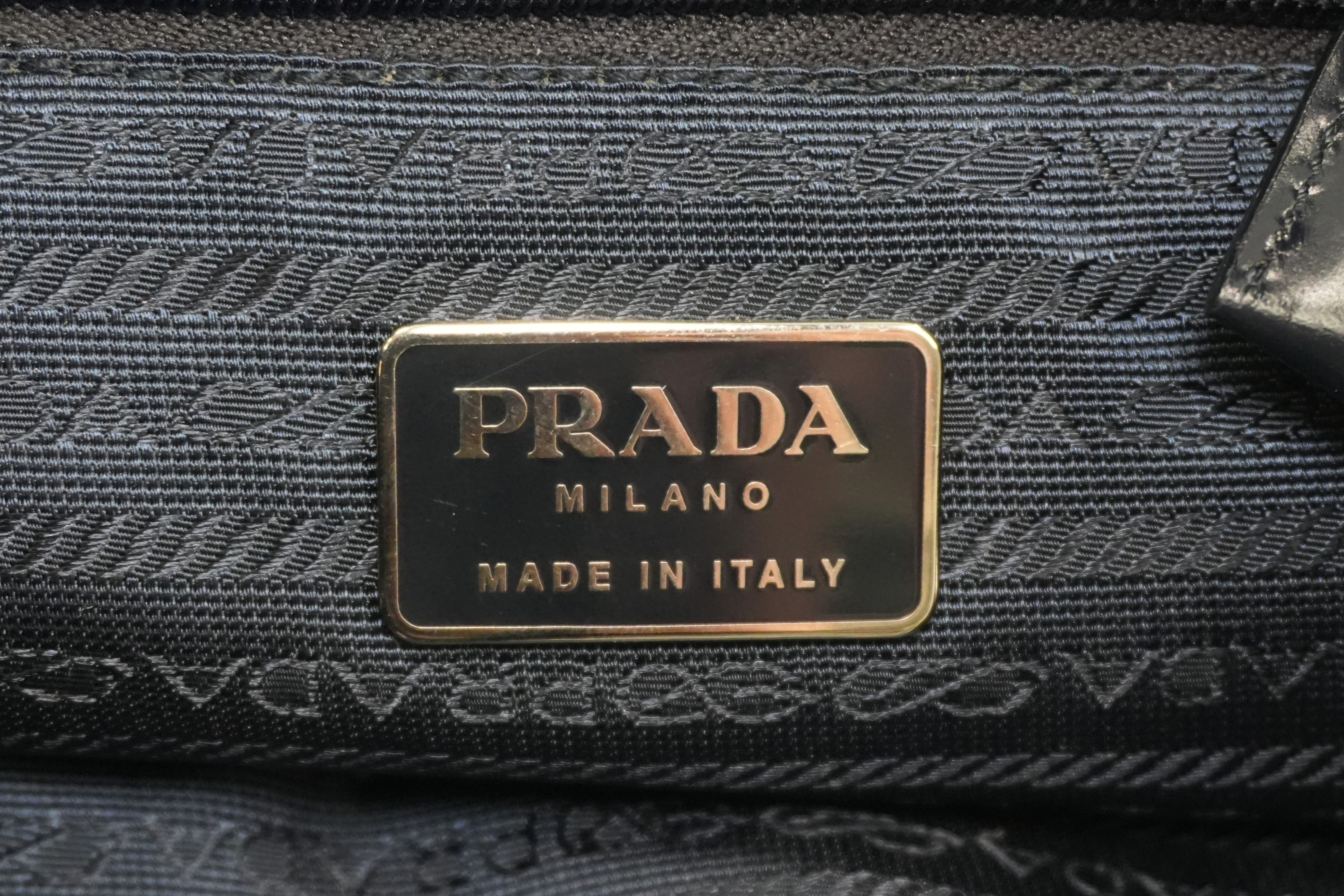 Prada Backpack Blue Nylon Used