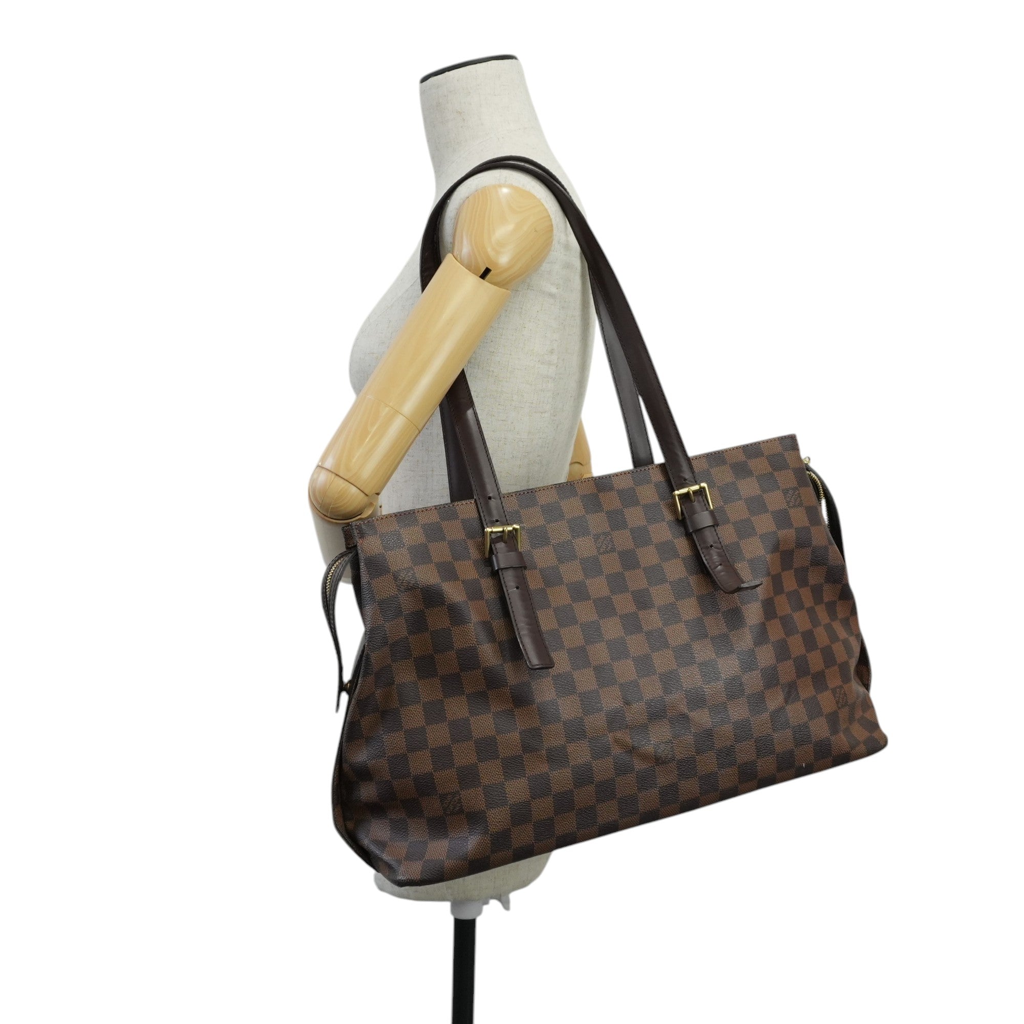 Louis Vuitton Damier Ebene Chelsea Tote Bag Used