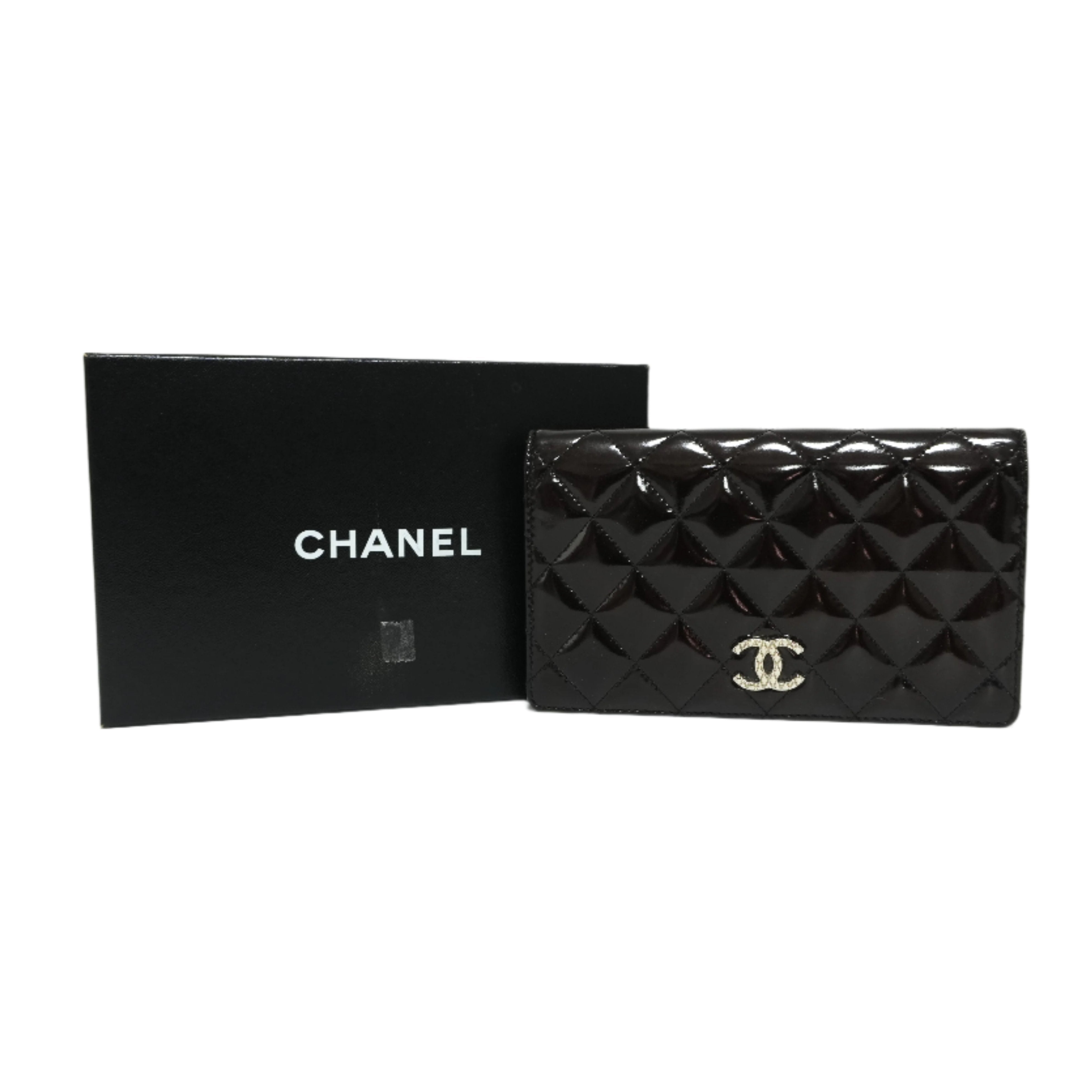 Chanel Patent Wallet Used