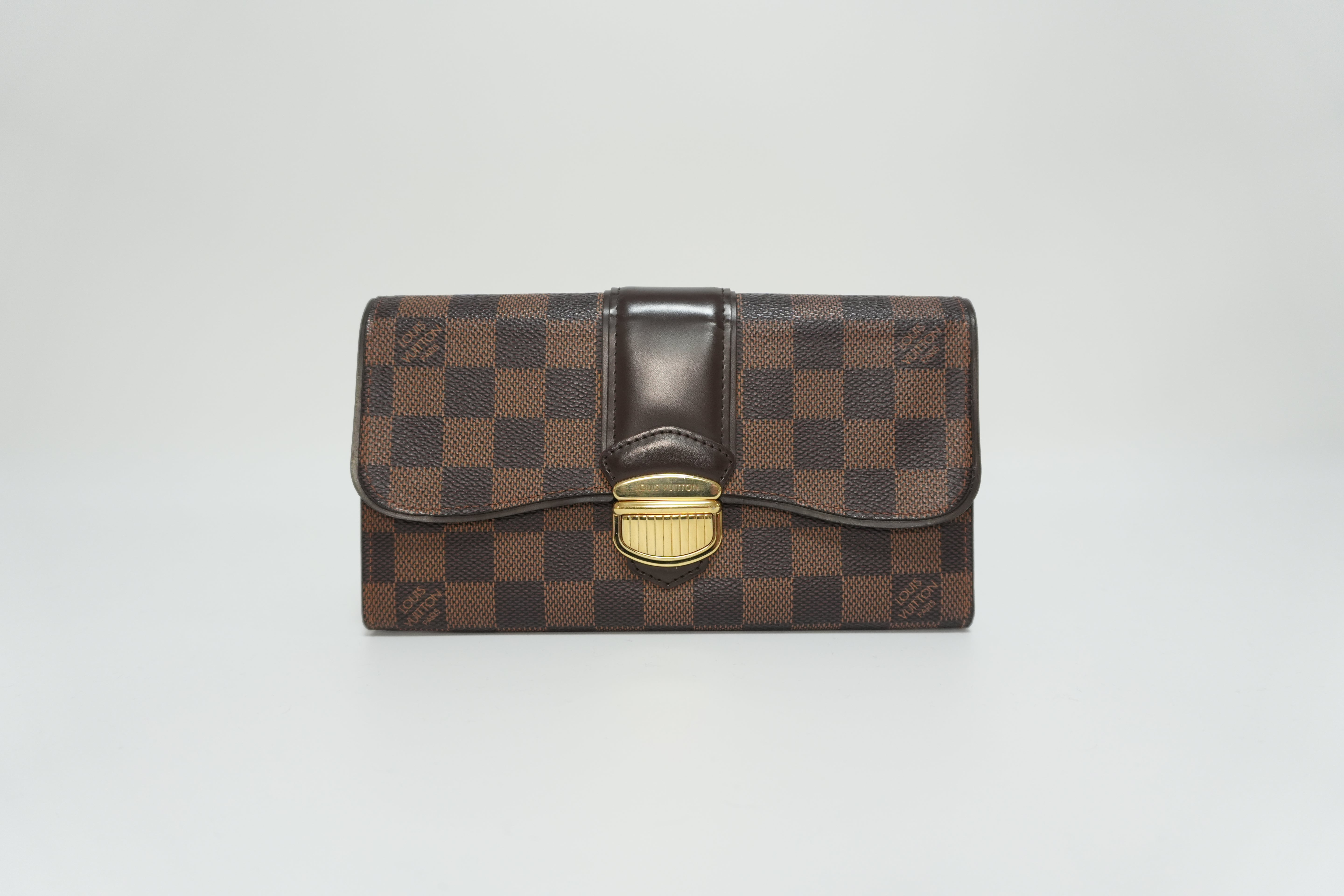 Louis Vuitton Fouil Sistine Damier Ebene Wallet Used