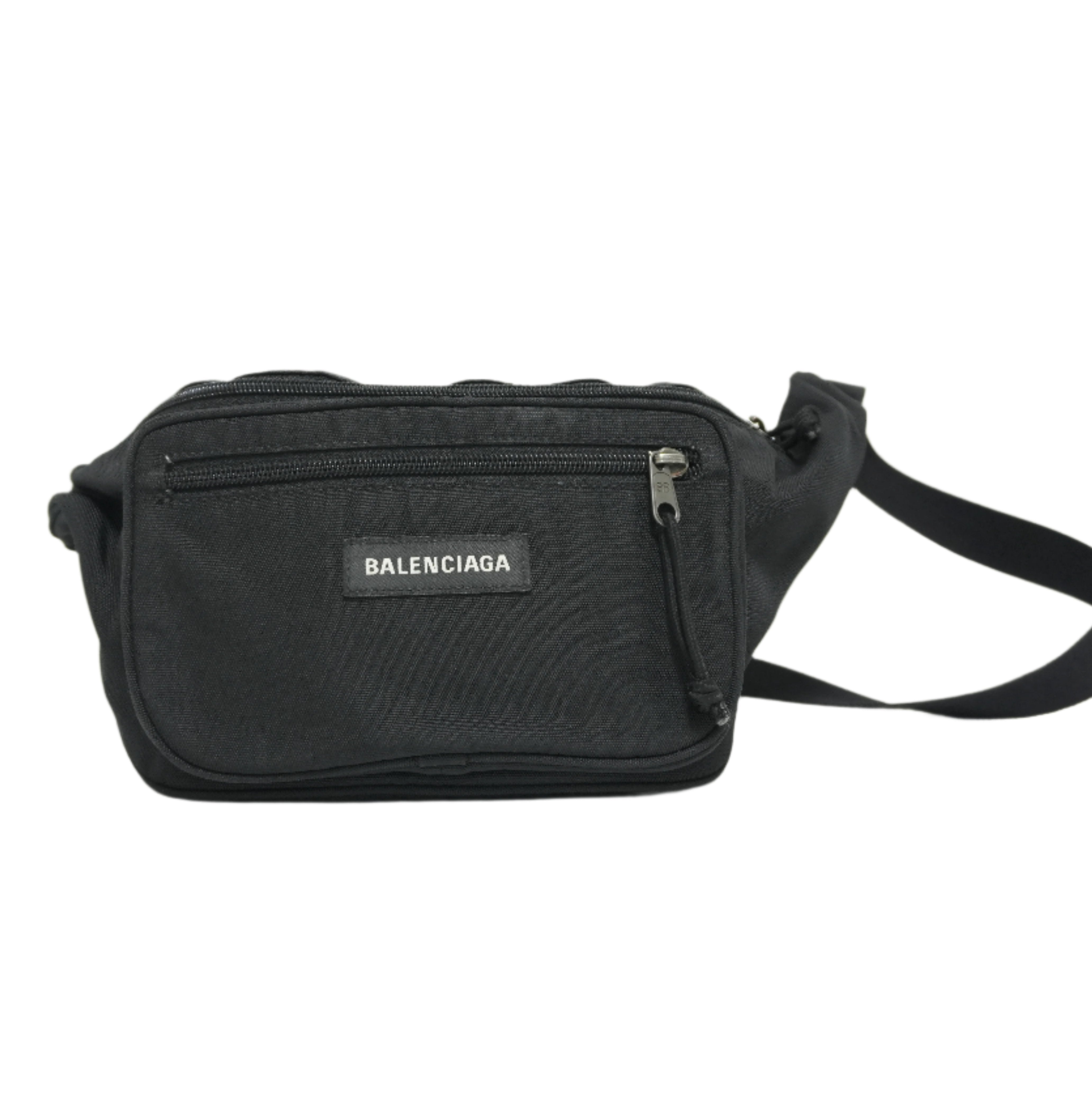 Balenciaga Explorer Canvas Belt Bag Nero Usato