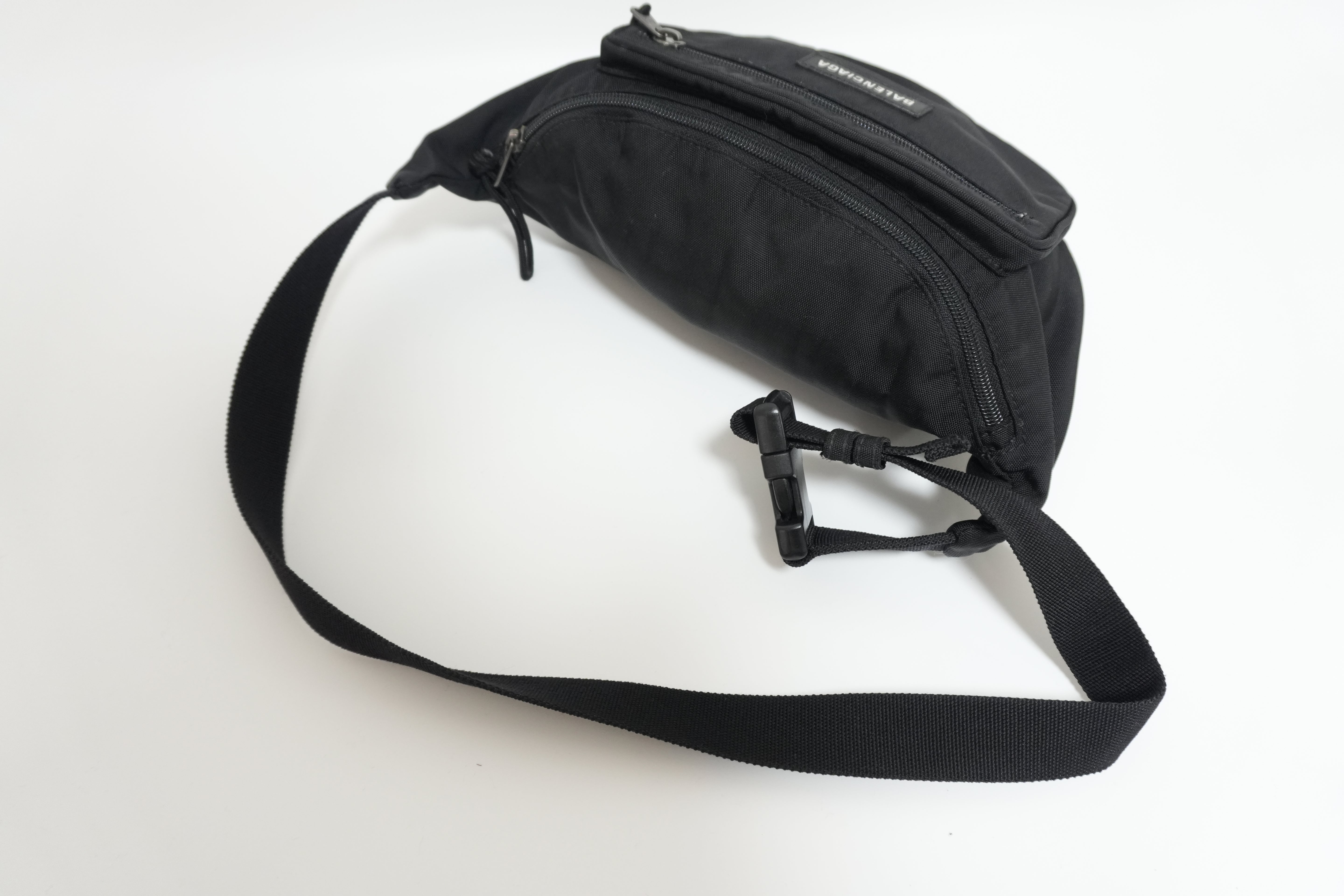 Balenciaga Explorer Canvas Belt Bag Nero Usato