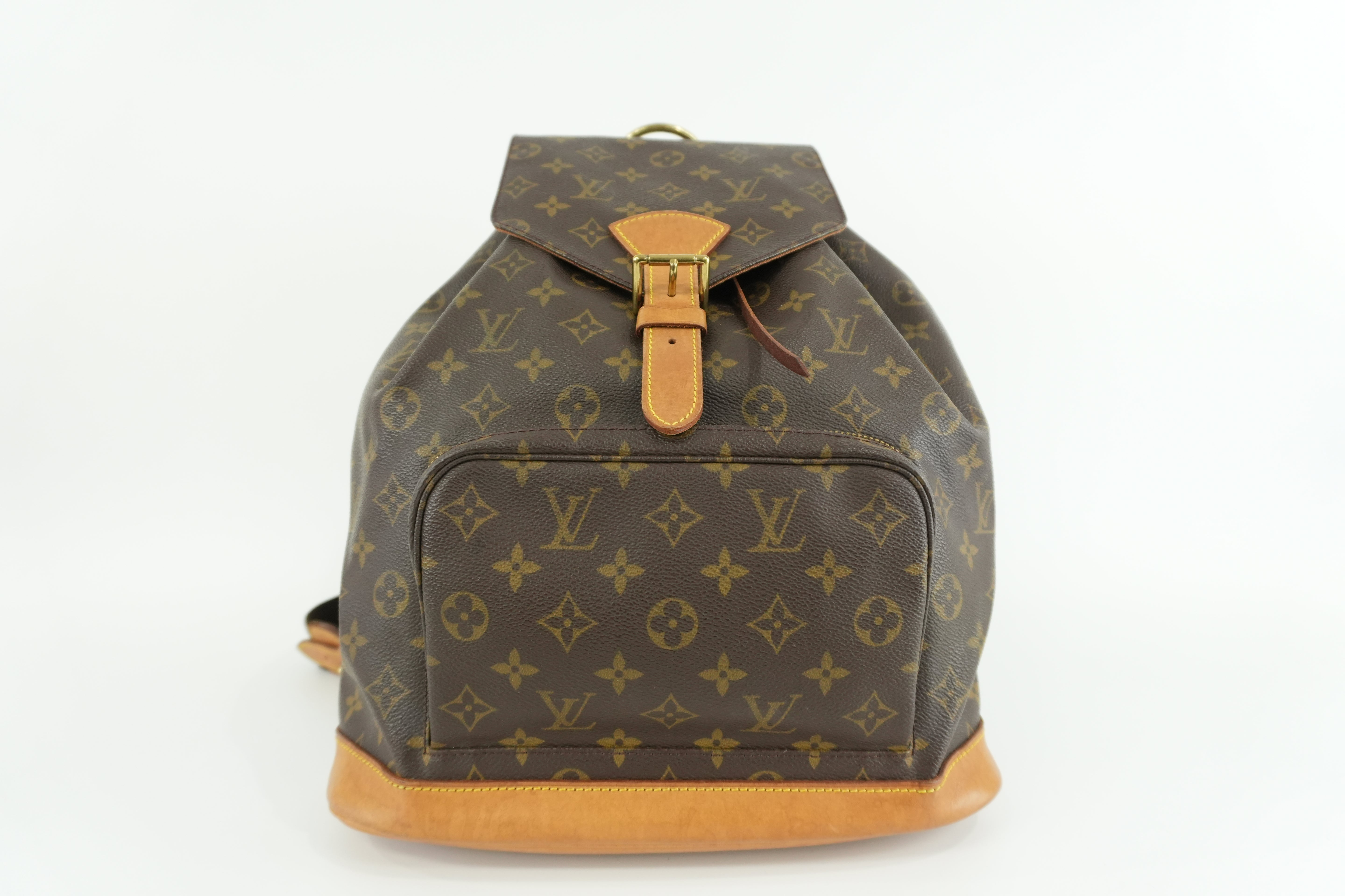 Louis Vuitton Monogram Montsouris GM Backpack Used