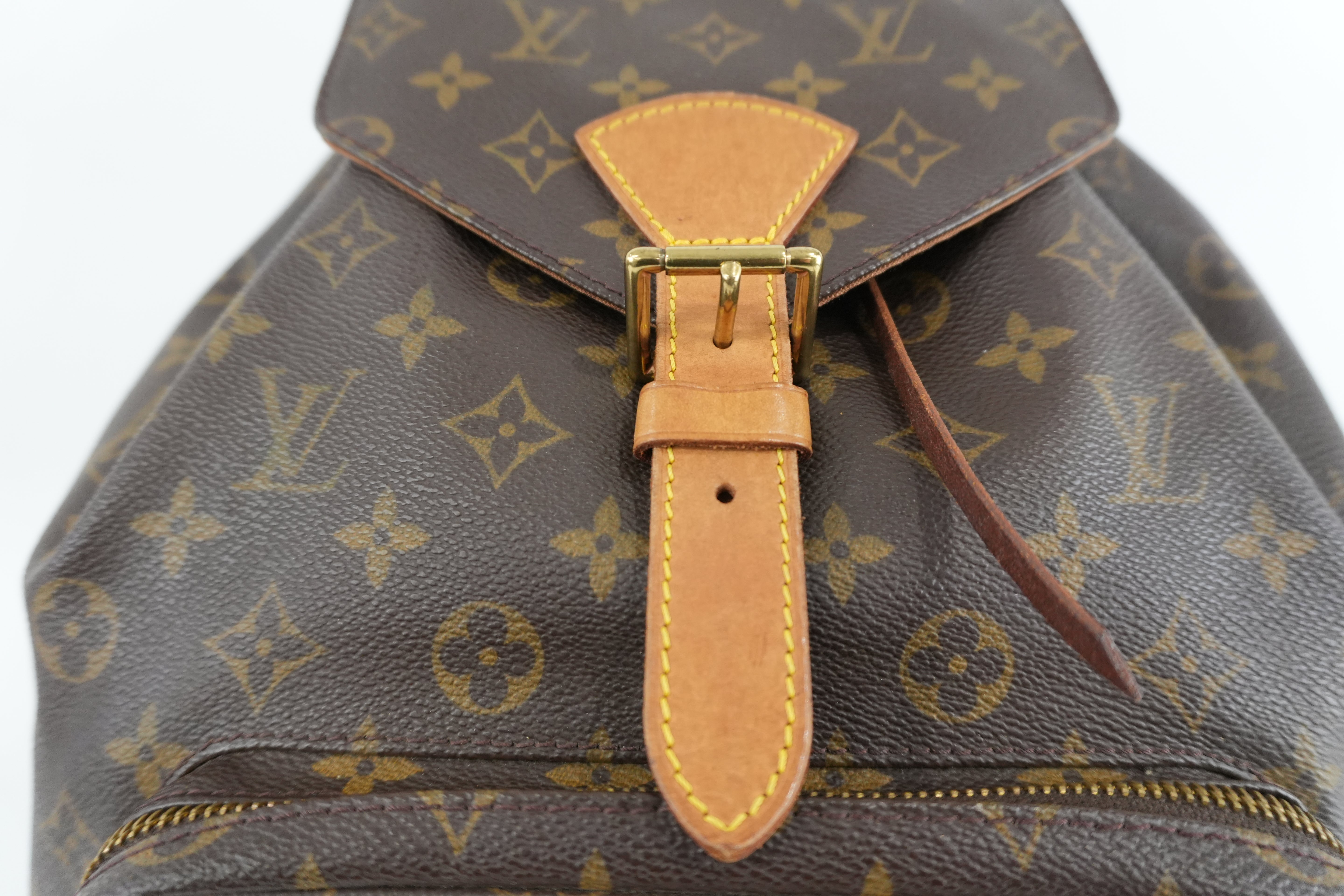 Louis Vuitton Monogram Montsouris GM Backpack Used