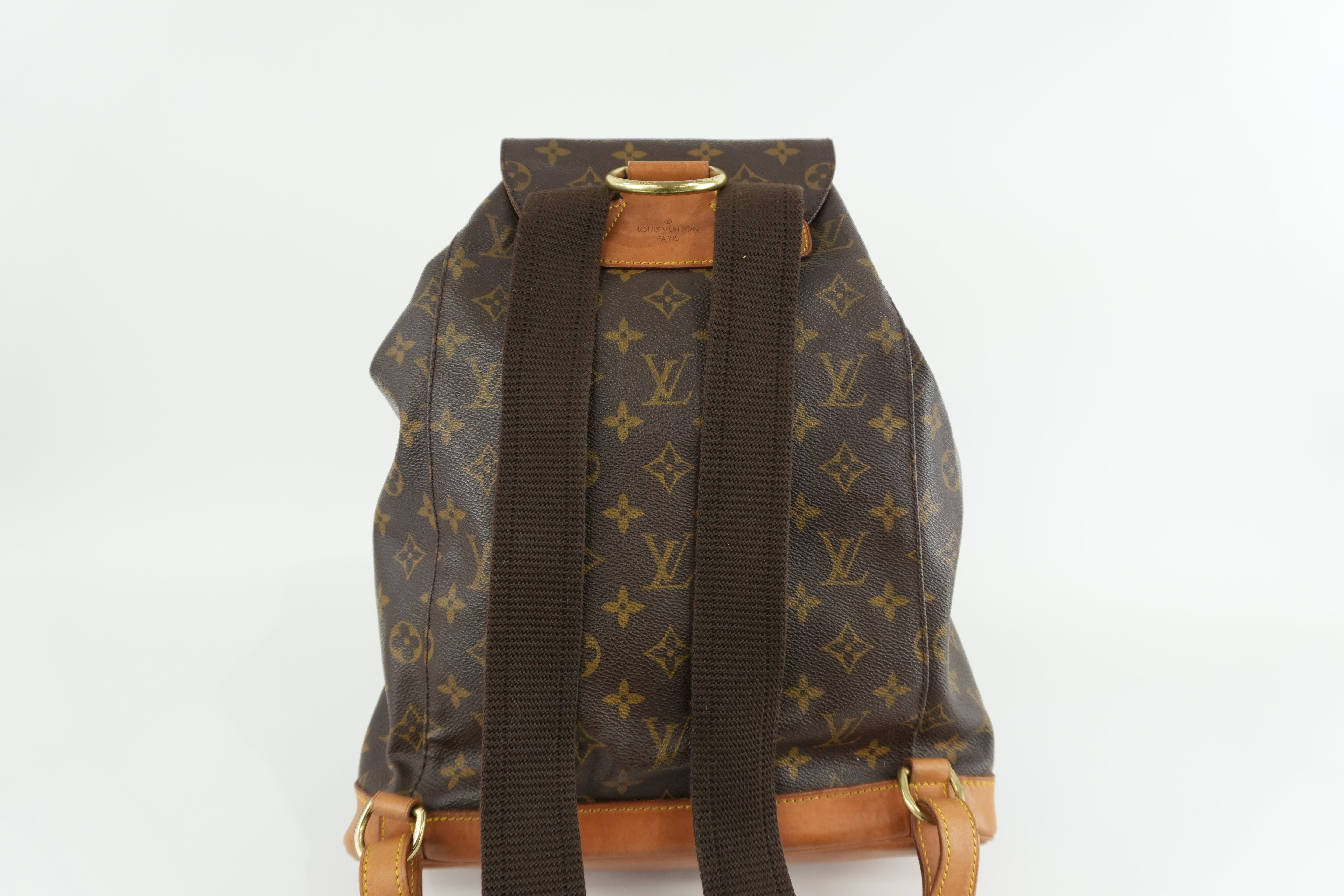 Louis Vuitton Monogram Montsouris GM Backpack Used