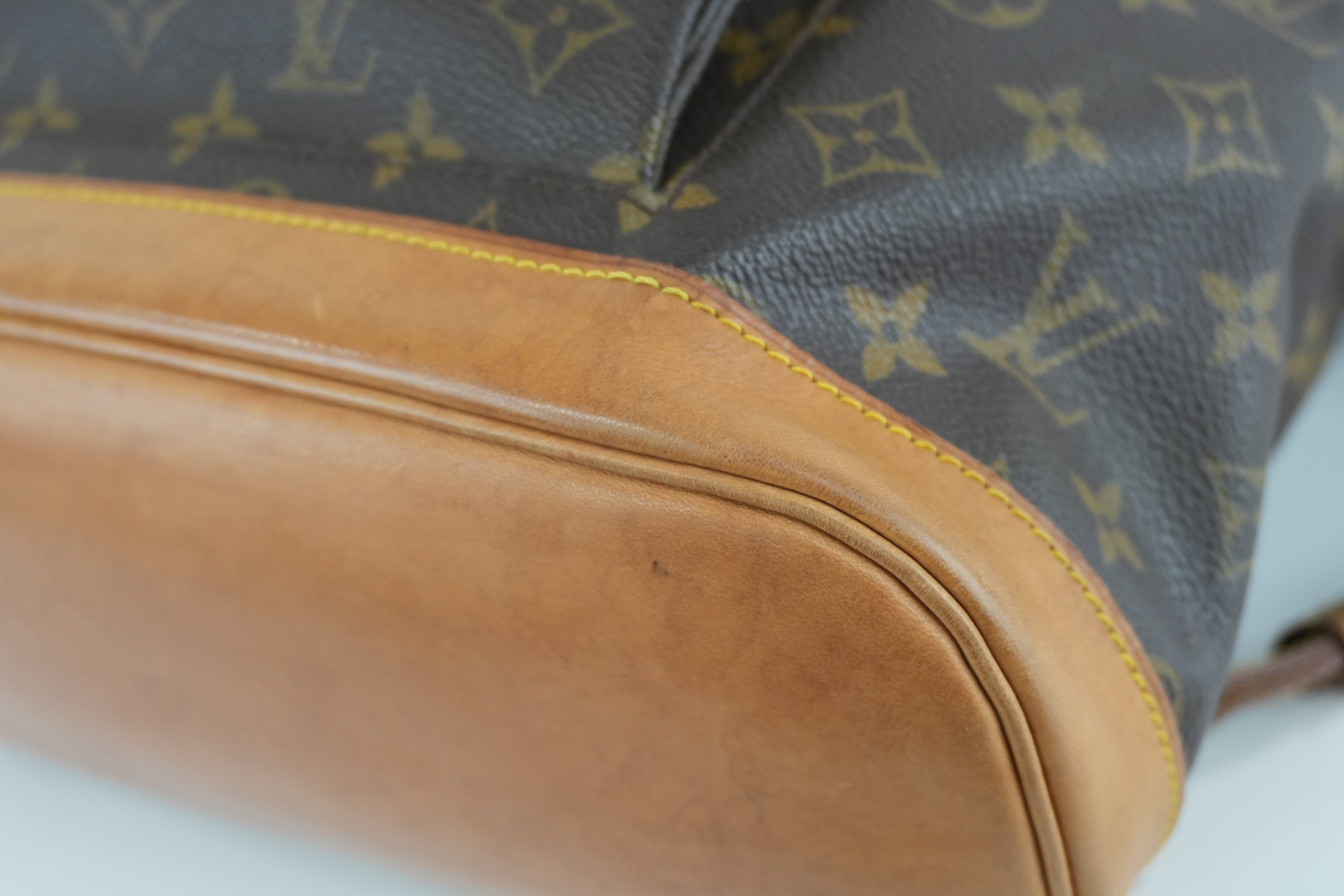 Louis Vuitton Monogram Montsouris GM Backpack Used