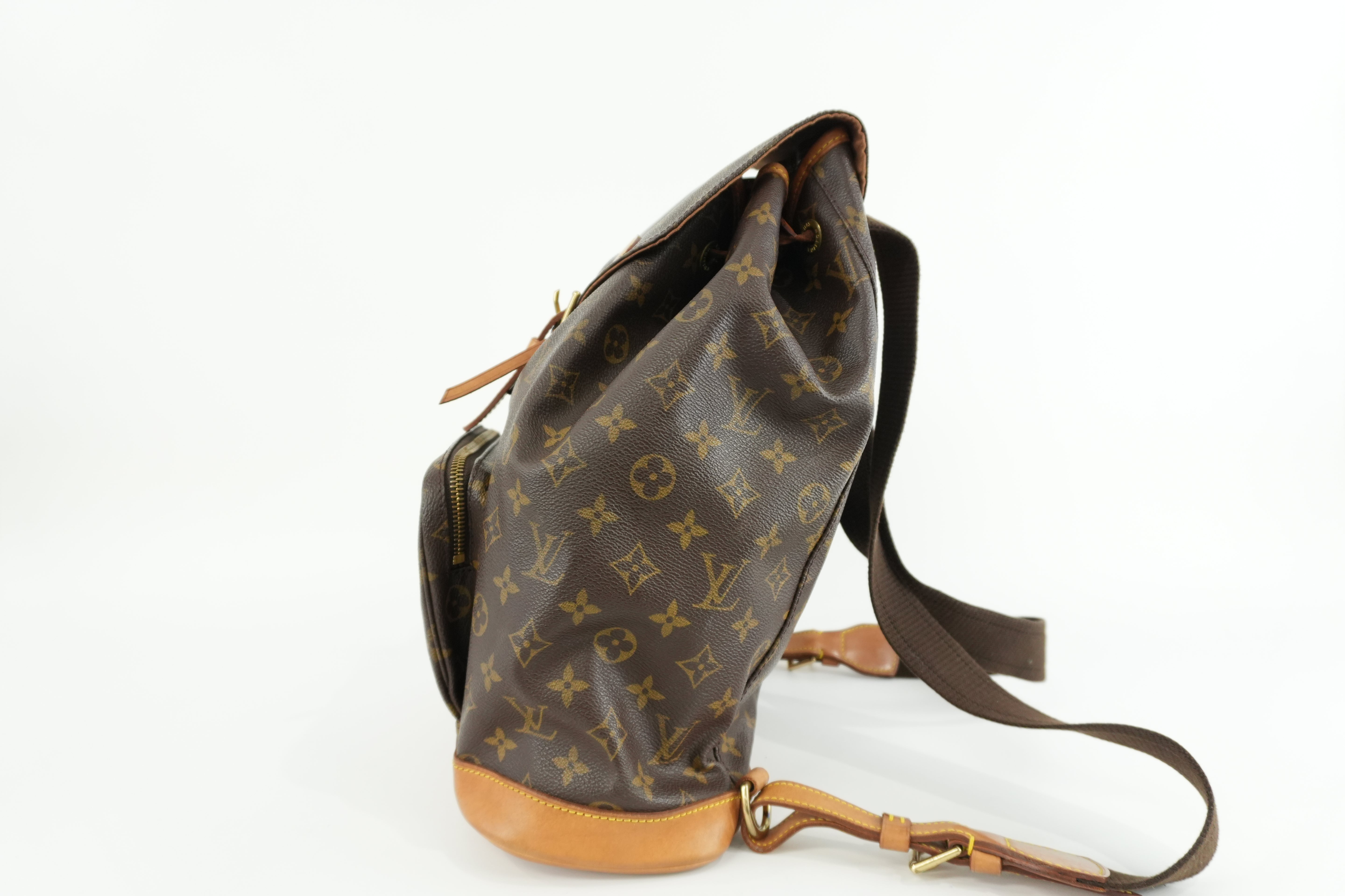 Louis Vuitton Monogram Montsouris GM Backpack Used