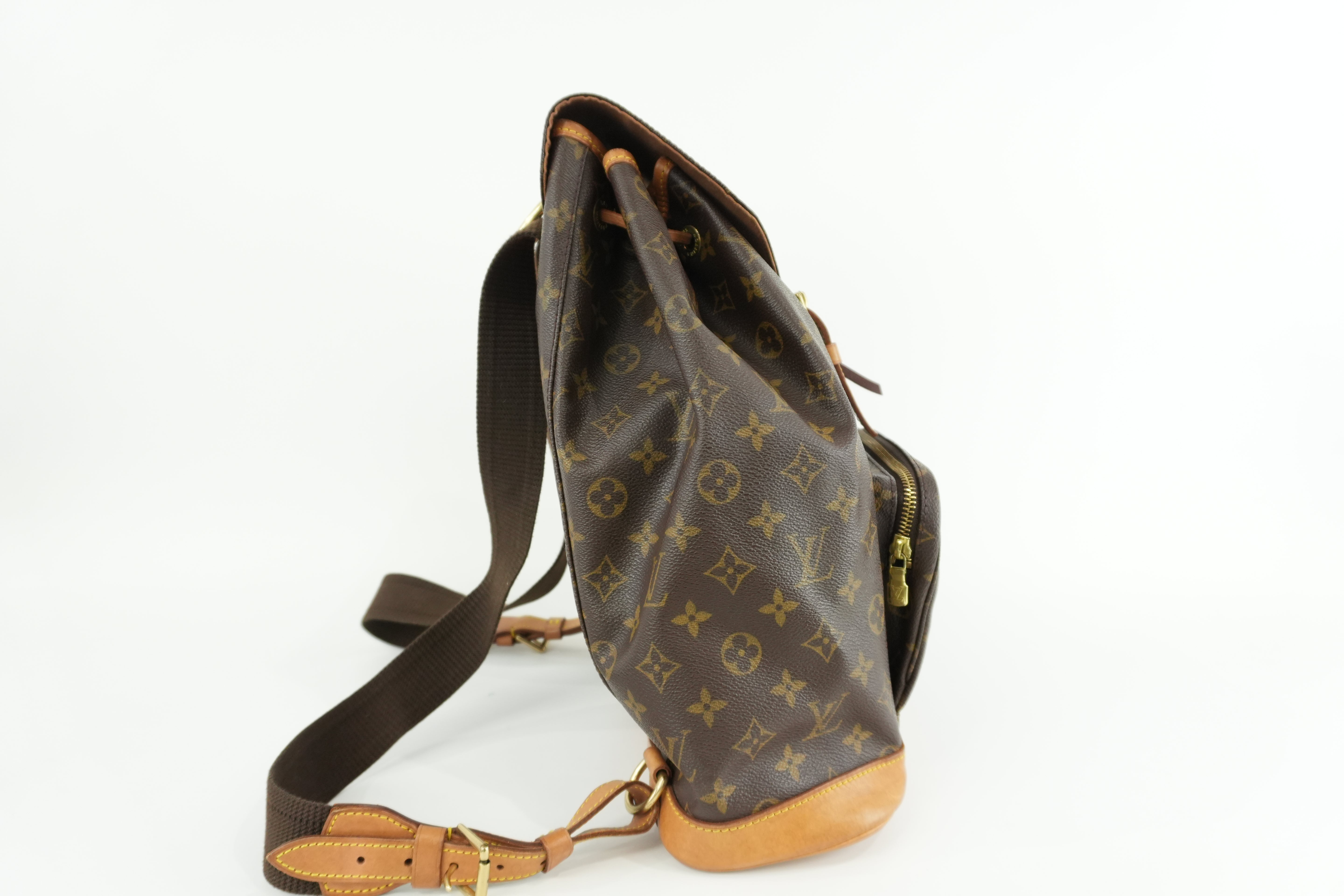 Louis Vuitton Monogram Montsouris GM Backpack Used