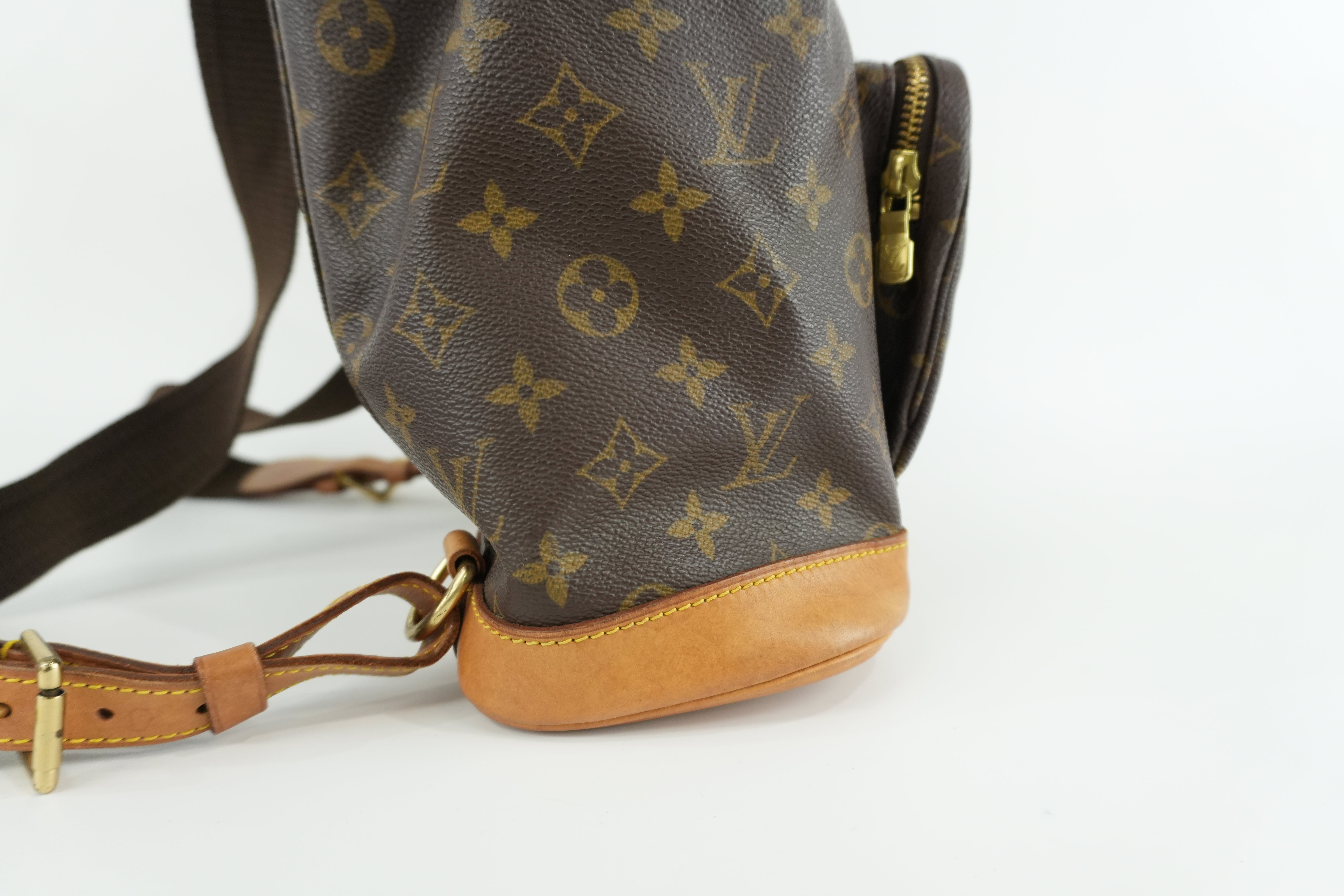 Louis Vuitton Monogram Montsouris GM Backpack Used