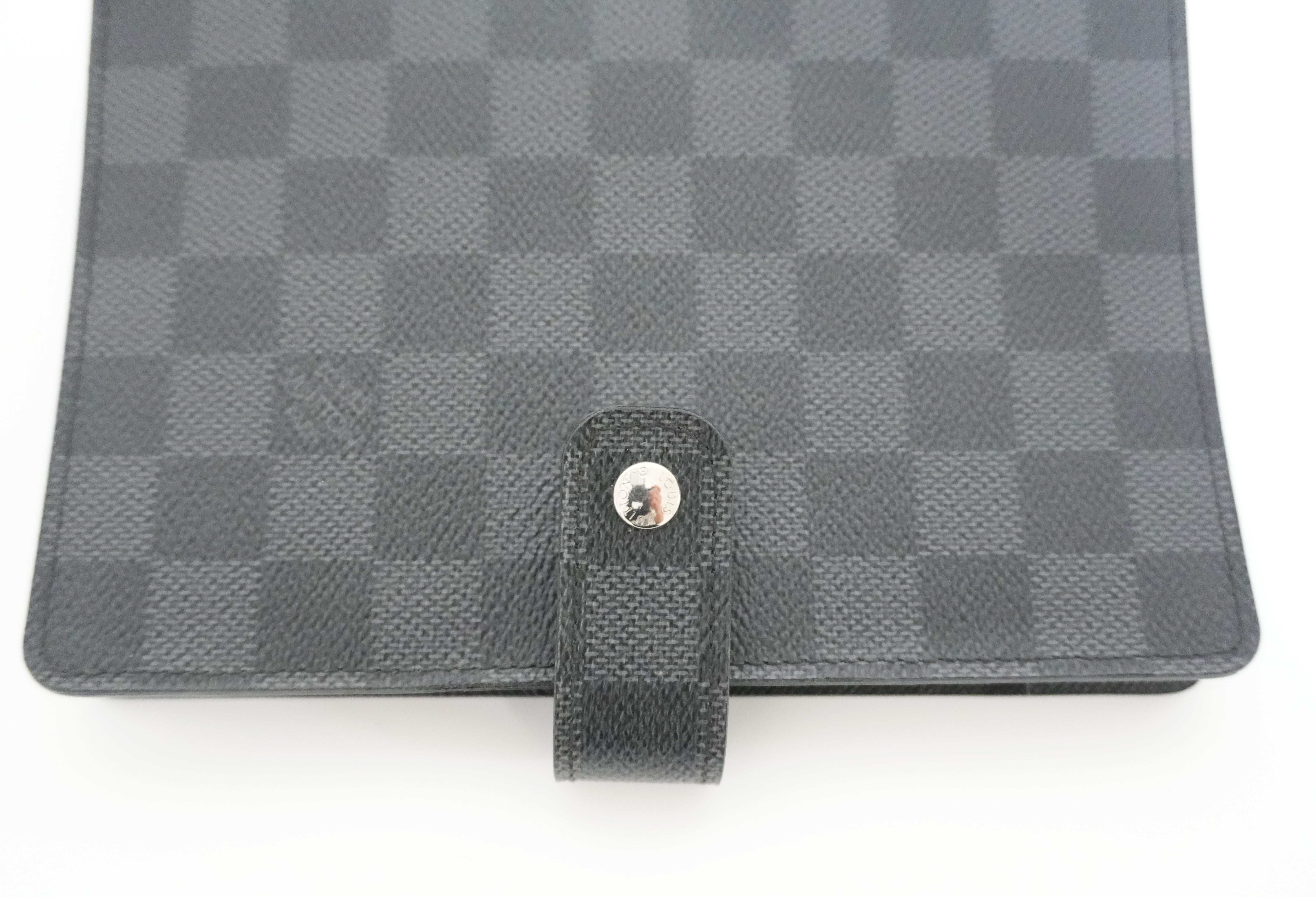 Louis Vuitton Damier Graphite Agenda Cover MM Used