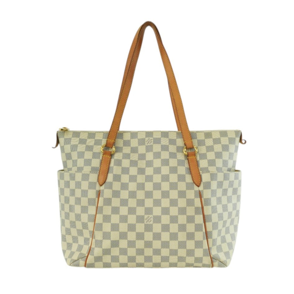 Louis Vuitton Damier Azur Totally MM Tote Bag Used