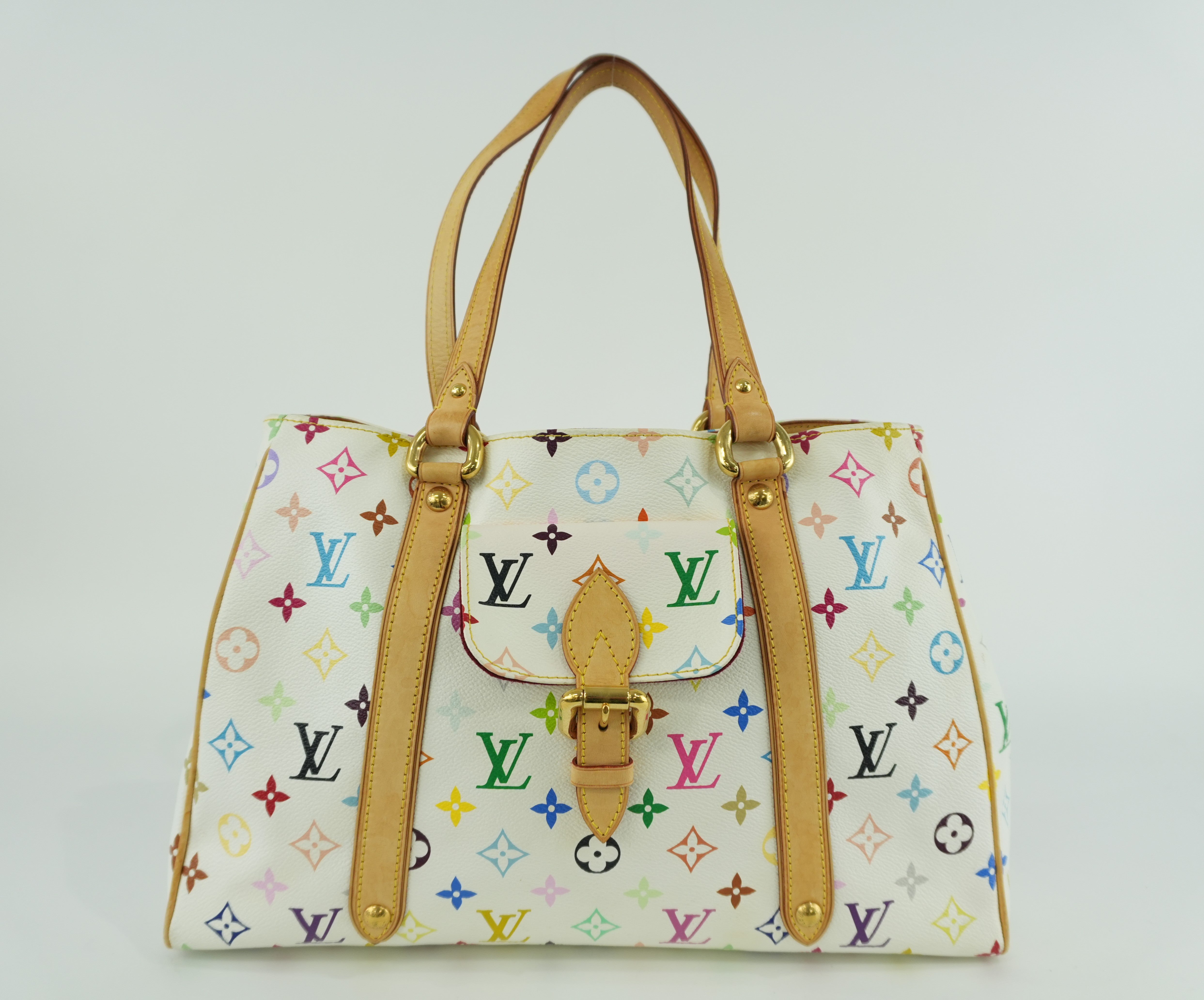 Louis Vuitton Multicolor Aurelia PM Shoulder Tote Bag Used