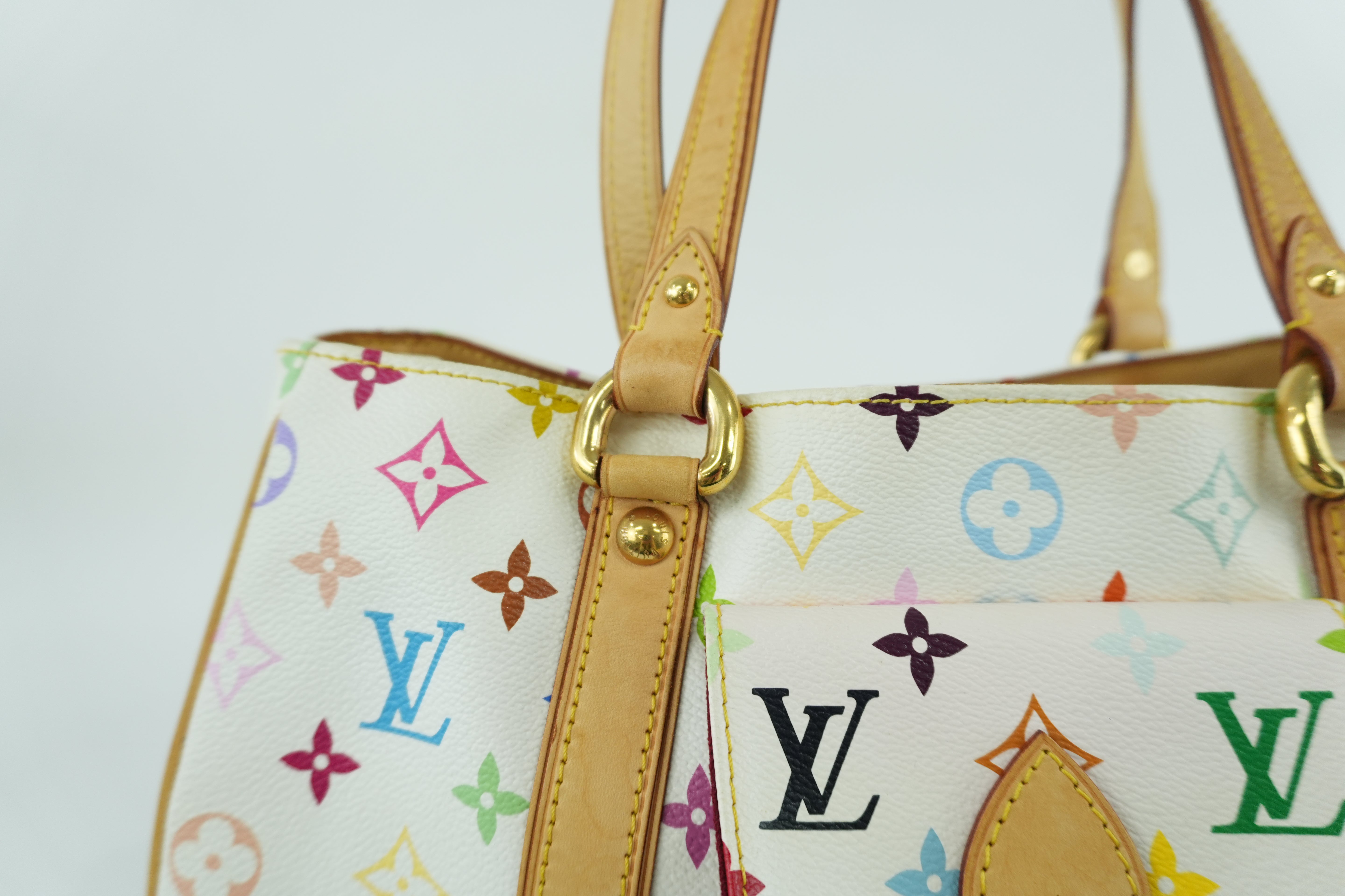 Louis Vuitton Multicolor Aurelia PM Shoulder Tote Bag Used