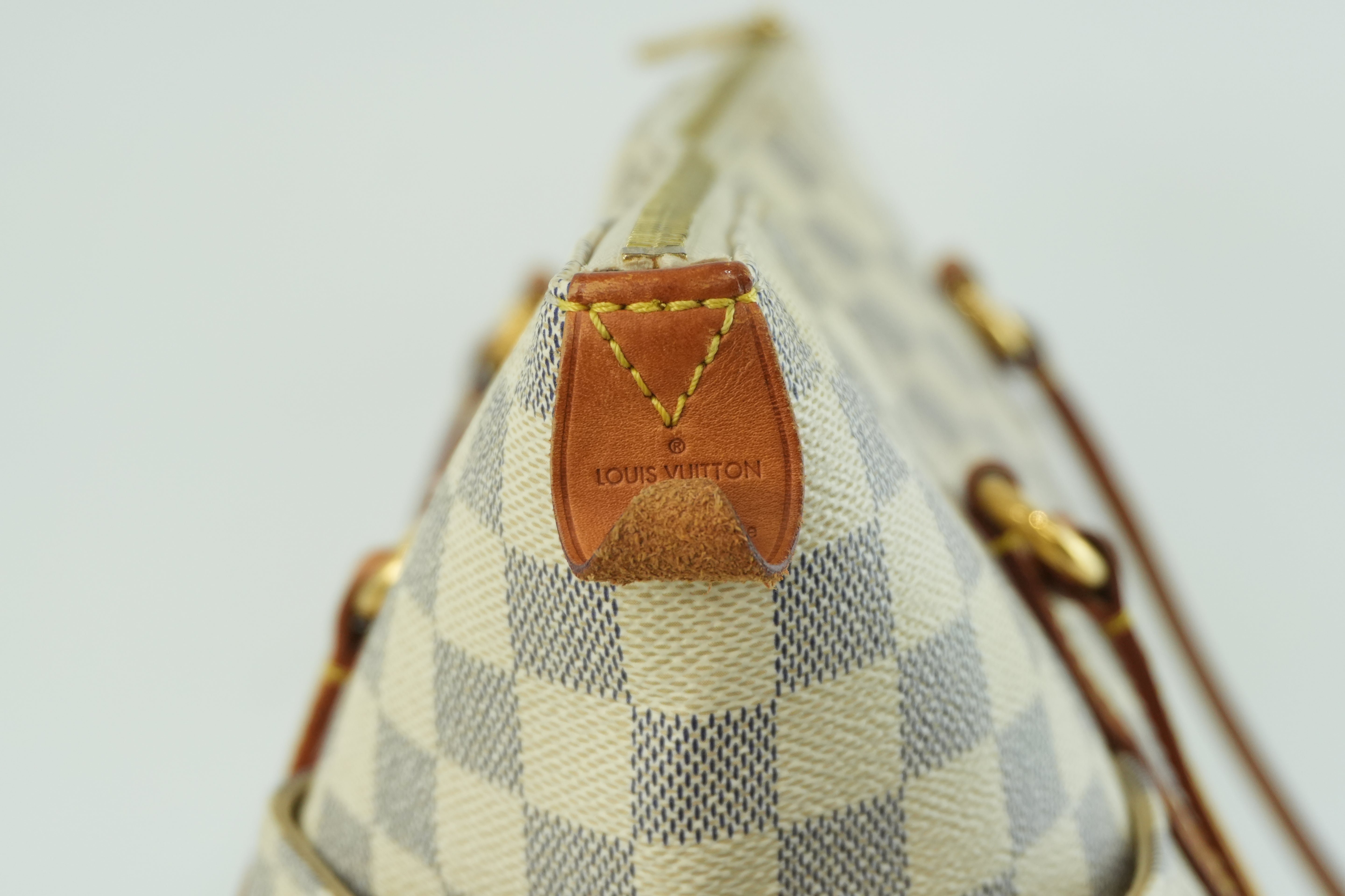 Louis Vuitton Damier Azur Totally MM Tote Bag Used